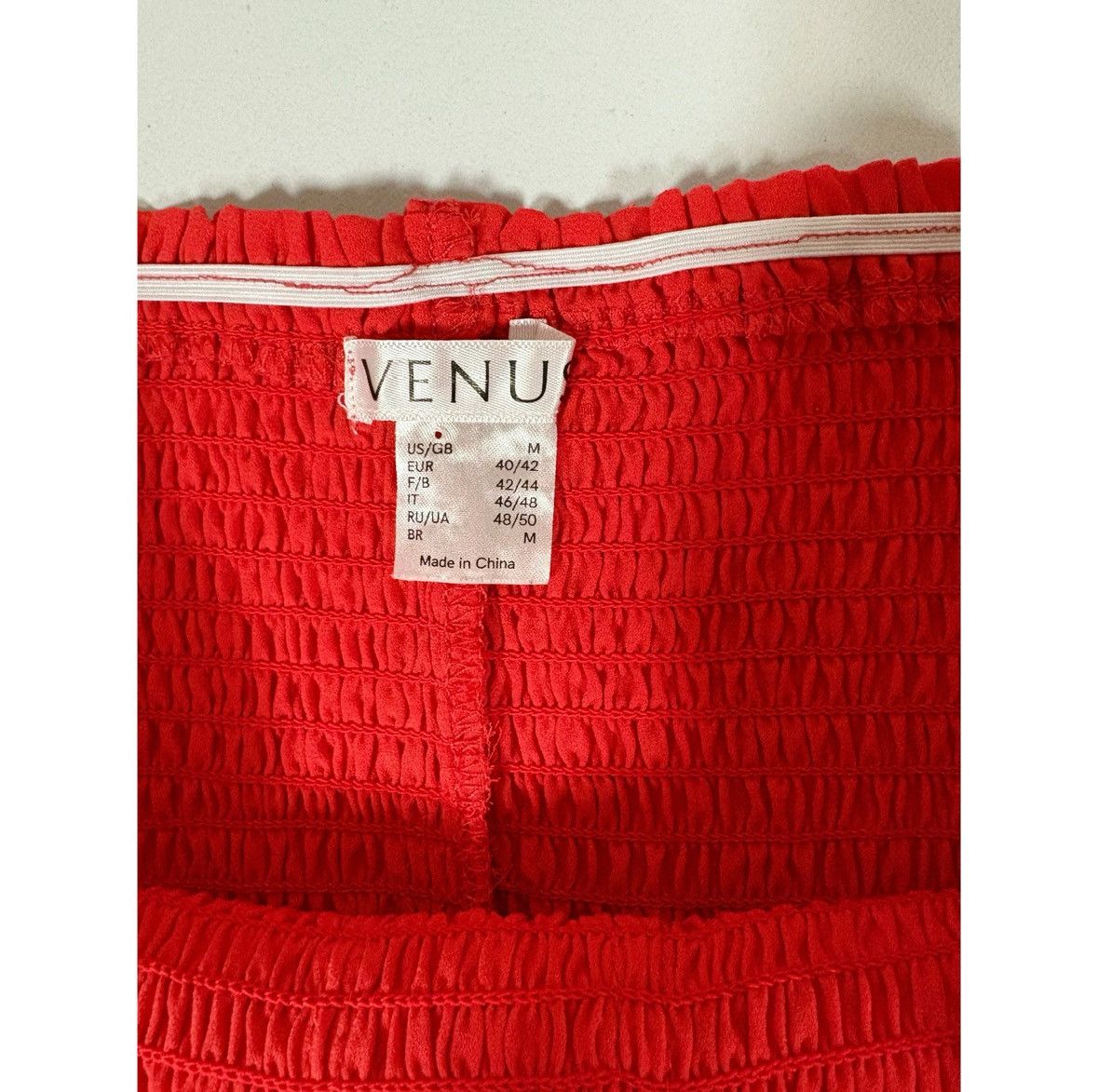 Venus Venus Red Lace Y2K Babydoll Halter Top Shirt Blouse Size M❤️✨ Size M / US 6-8 / IT 42-44 - 5 Thumbnail