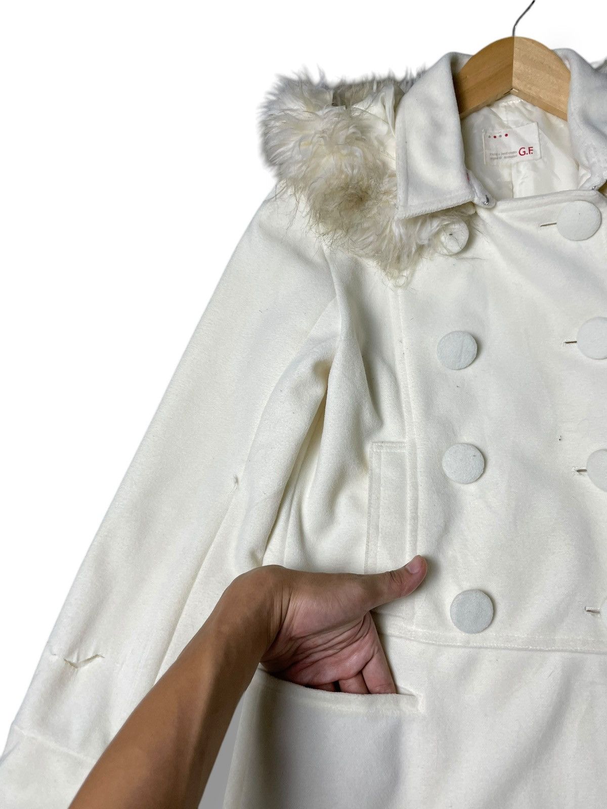 Japanese Brand × Vintage G.F Winter Fox Fur Coat (51) Size US L / EU 52-54 / 3 - 5 Thumbnail