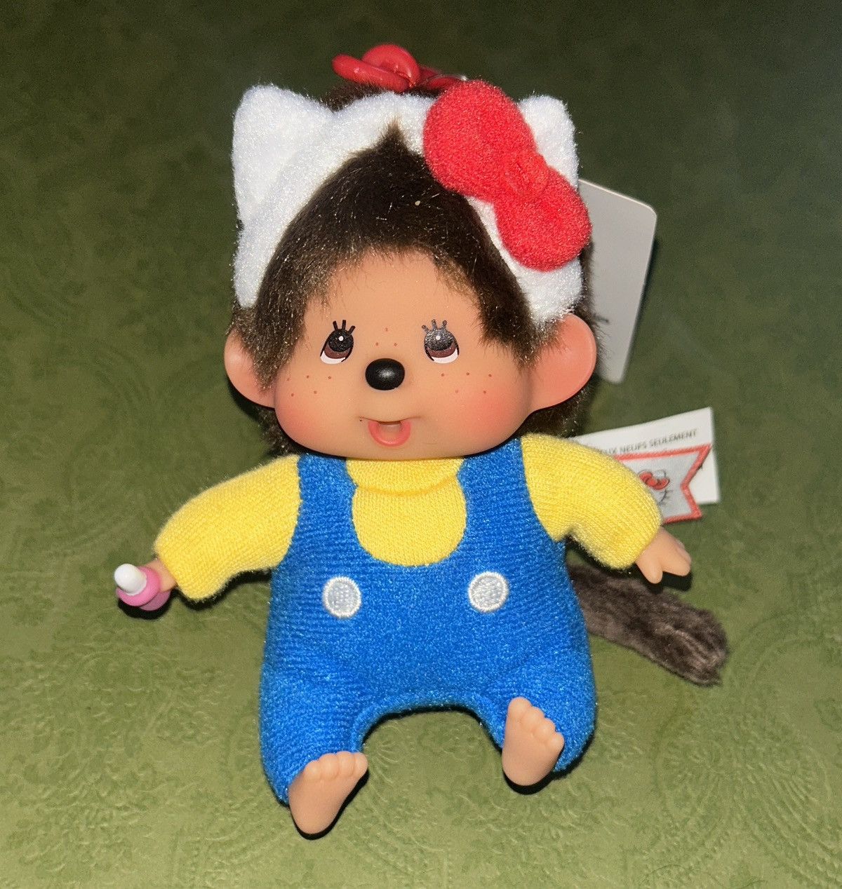 Other Hello Kitty x Monchhichi Plush Mascot Clip Key Chain Size ONE SIZE - 2 Thumbnail