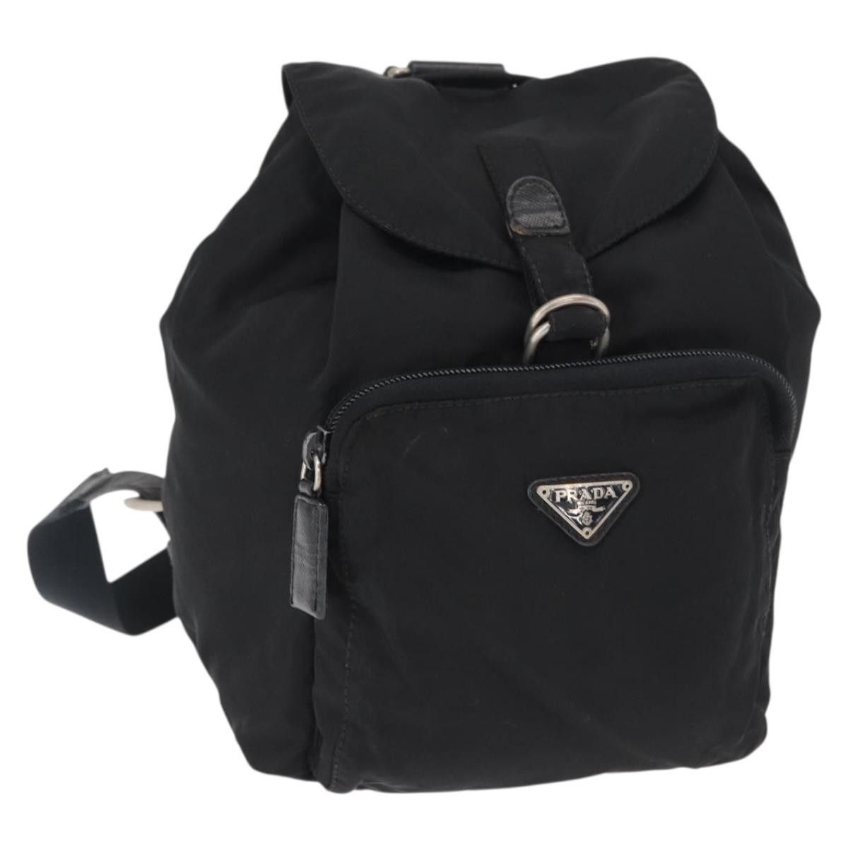 Prada Prada Front Pocket Backpack Tessuto Size ONE SIZE - 1 Thumbnail