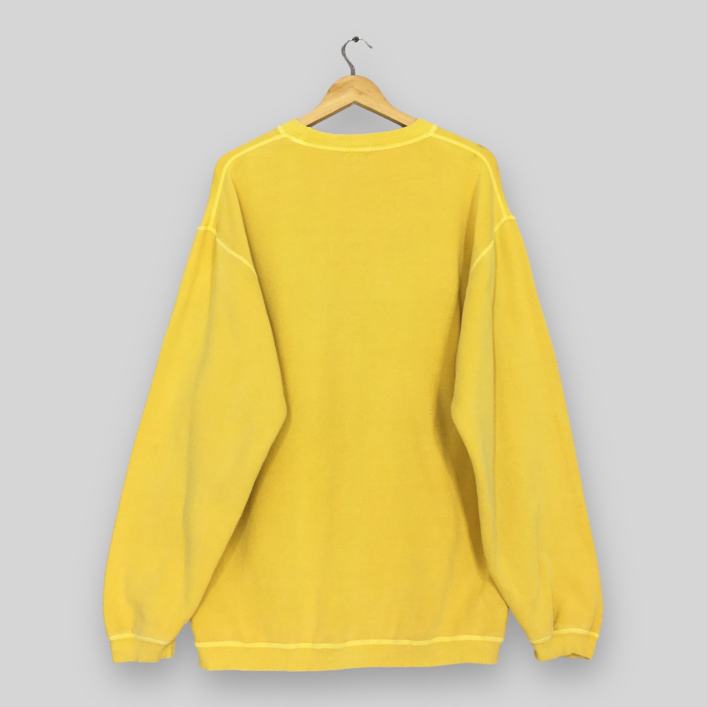 Quiksilver Vintage 90s Quiksilver Skateboarding Yellow Sweatshirt Large Size US L / EU 52-54 / 3 - 8 Thumbnail