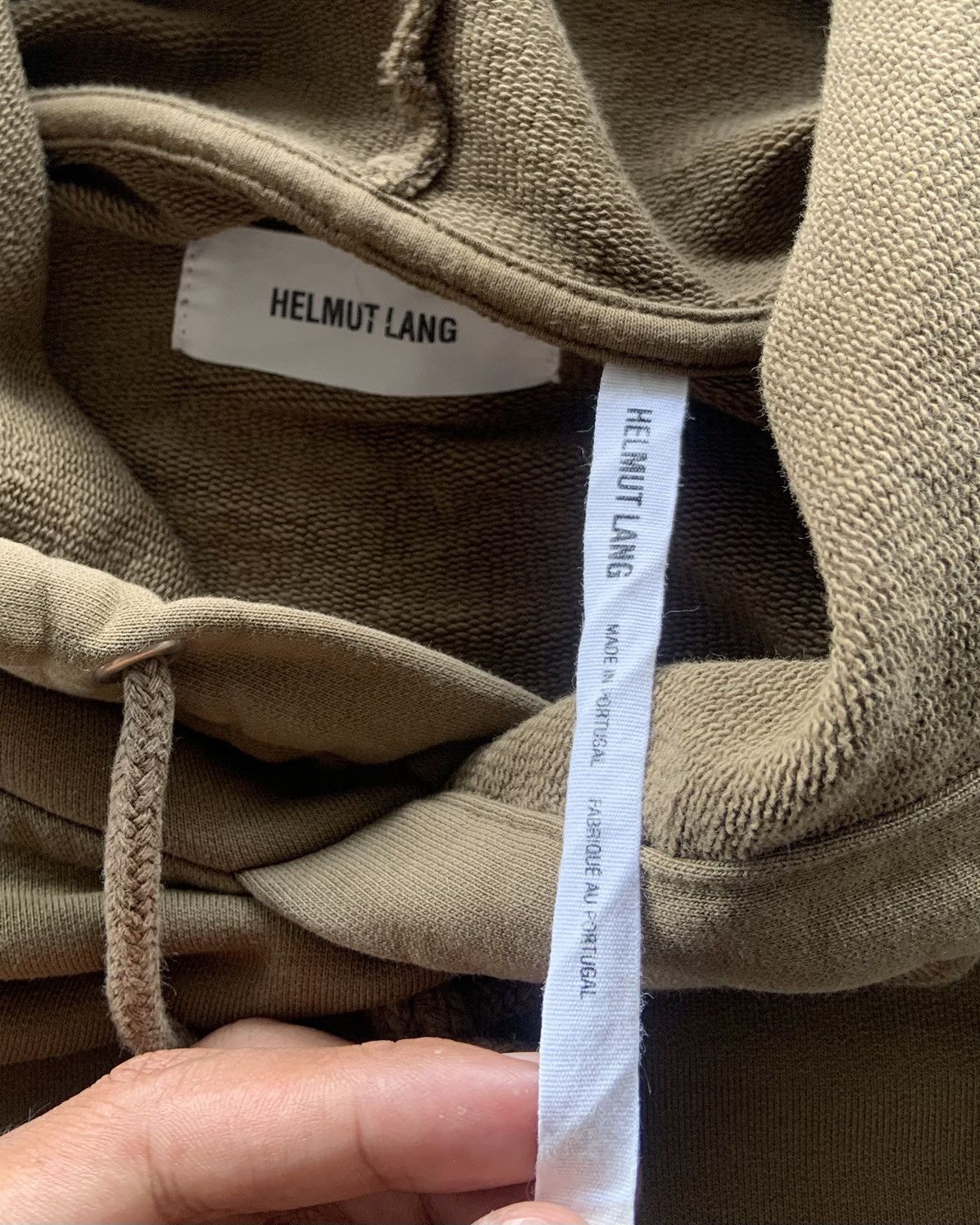 Helmut Lang Helmut Lang Unfinished Hoodie Size US XL / EU 56 / 4 - 6 Thumbnail