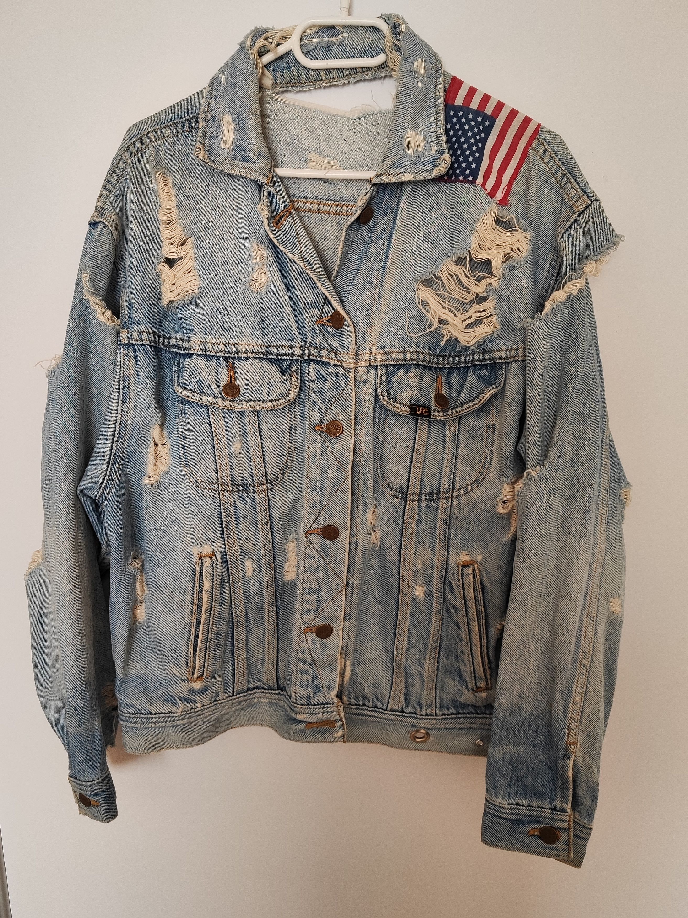Levi's Lee Riders 220-J Denim Jacket Vintage 90s Size US L / EU 52-54 / 3 - 1 Thumbnail