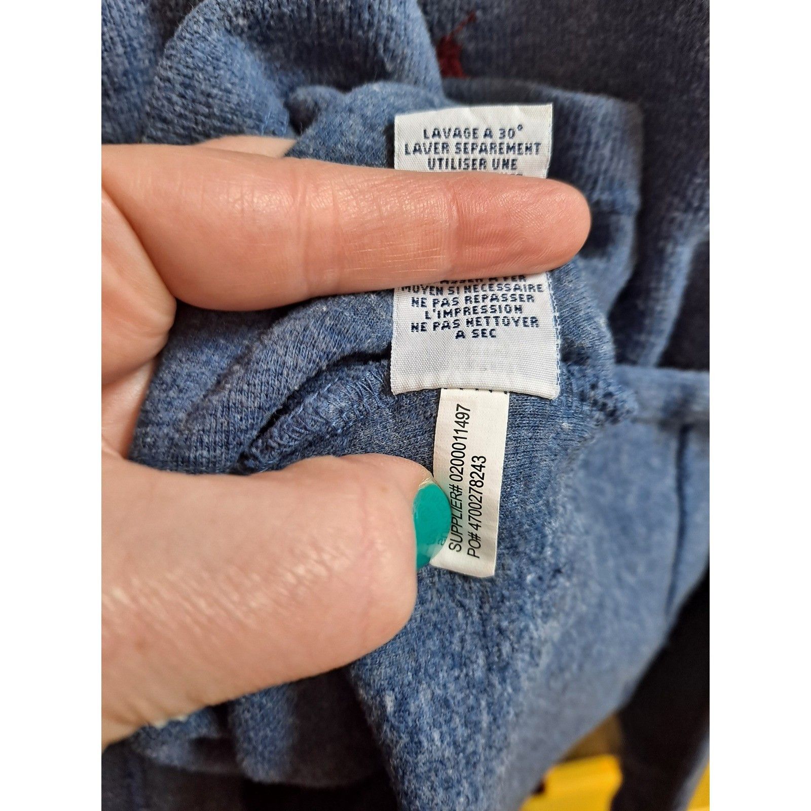 Polo Ralph Lauren Polo Ralph Lauren Quarter Zip Pullover Sweater Blue Cotton B Size US M / EU 48-50 / 2 - 6 Thumbnail