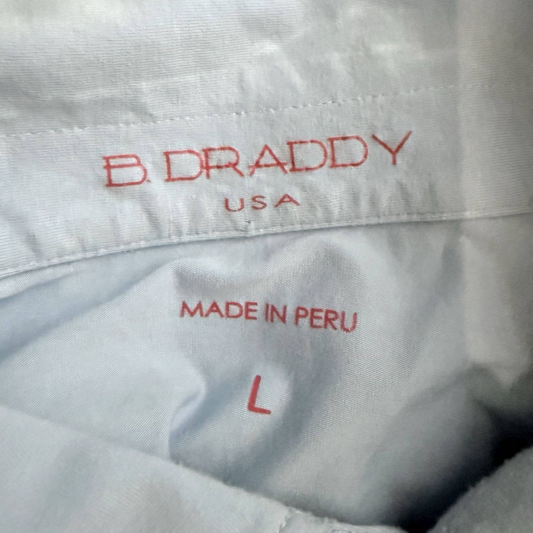 Vintage B.Draddy Polo Shirt Mens Size L Blue Casual Size US L / EU 52-54 / 3 - 4 Thumbnail