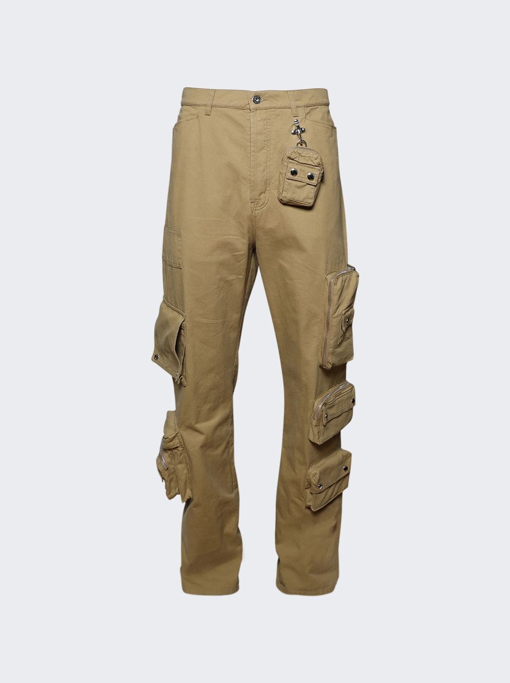 Lanvin o1mle0426 Utility Pocket Pants in Neutrals Size US 33 - 1 Thumbnail