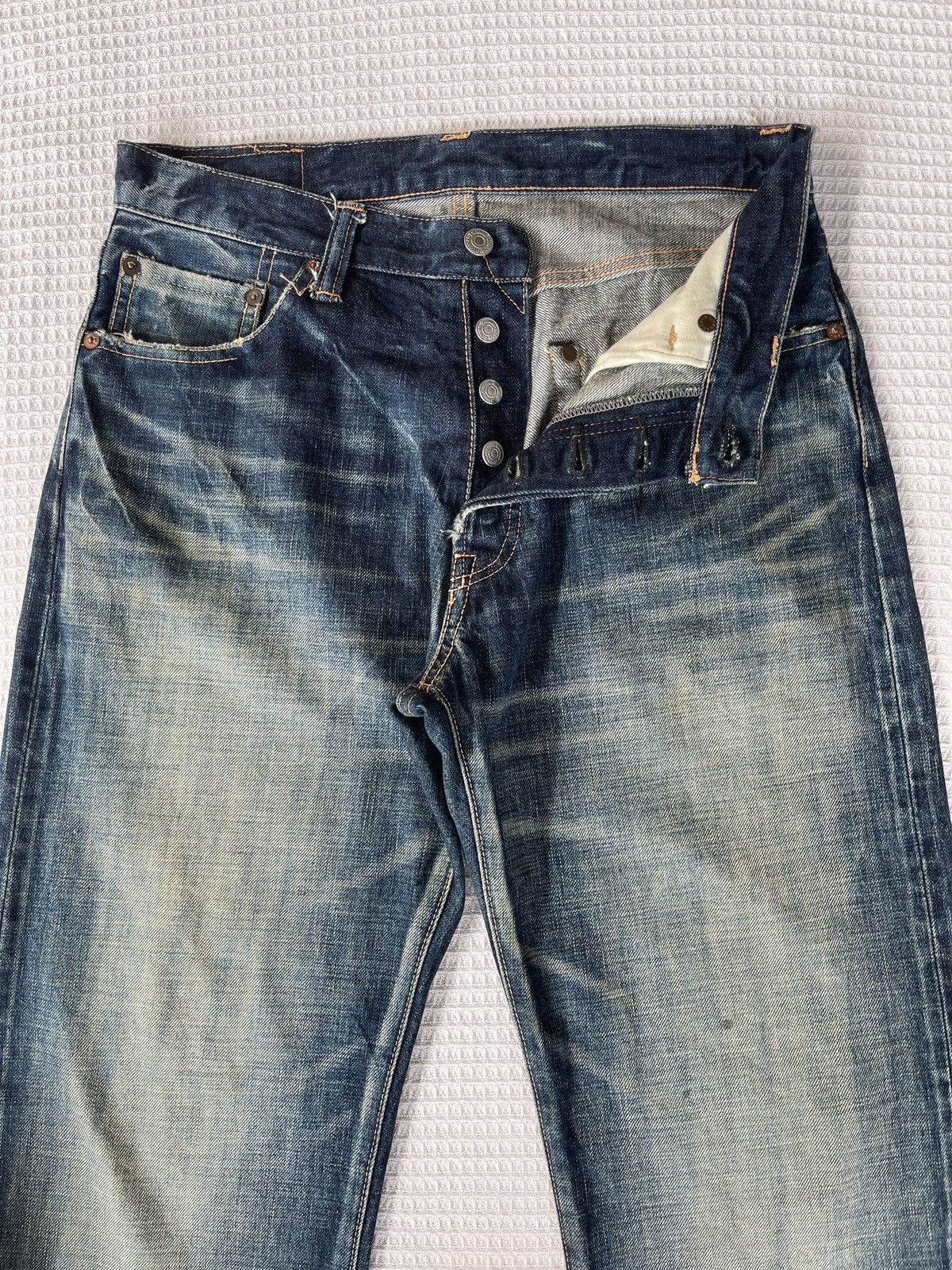 Eternal Last Drop🔥Rare🔥Vintage ETERNAL JAPAN Selvedge Denim Jeans Size US 31 - 12 Thumbnail
