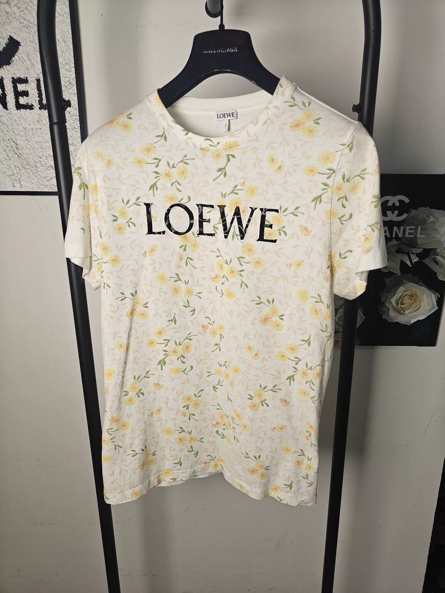 Loewe Loewe Embroidered Logo Short Sleeve T-Shirt Size US M / EU 48-50 / 2 - 1 Thumbnail