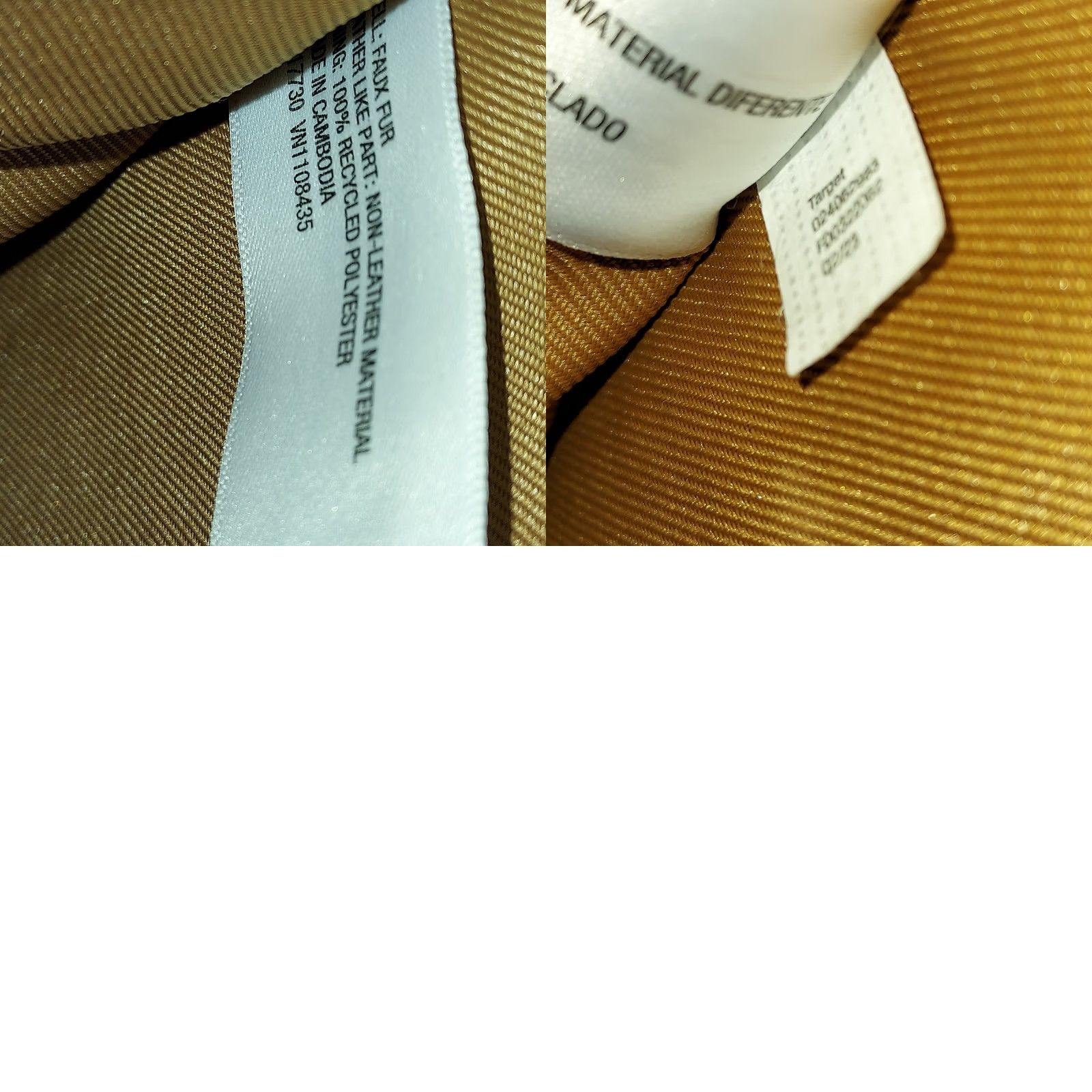 Vintage A New Day Camel Faux Fur Large Tote Shoulder Bag Ladies Womens Size ONE SIZE - 8 Thumbnail