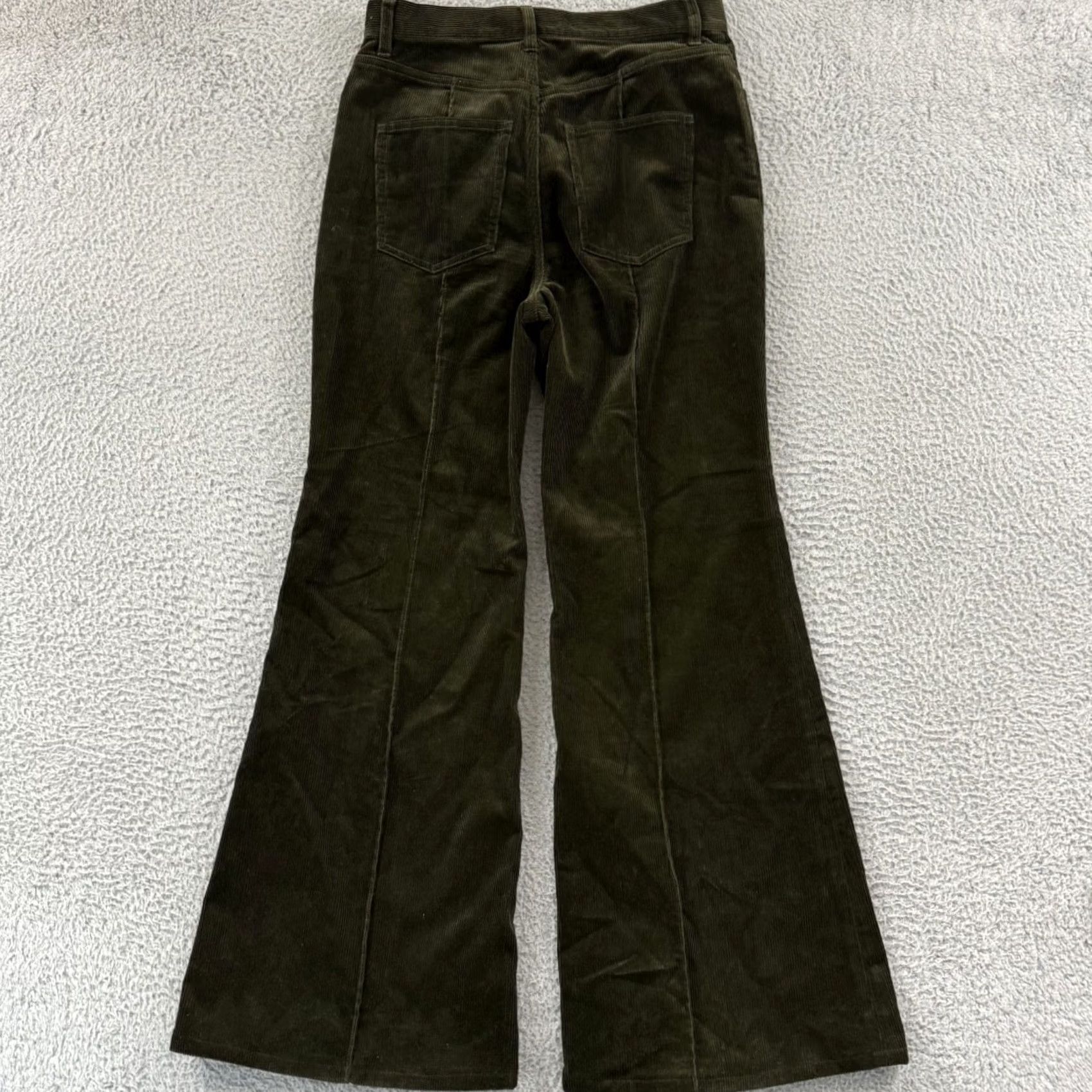 Polo Ralph Lauren VINTAGE Polo Ralph Lauren Pants Womens 4 Green Corduroy Flare Bell Bottoms Boho Shirt Shoes? Size 27" / US 4 / IT 40 - 7 Thumbnail