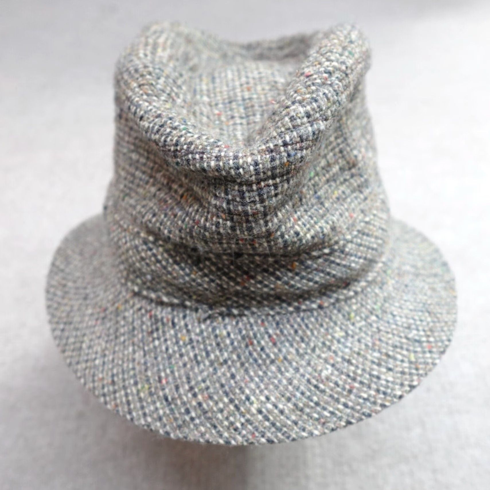 Vintage Millars Fedora Hat Gray Wool Tweed Birdseye Made in Ireland Mens One Size Cap Size ONE SIZE - 2 Thumbnail