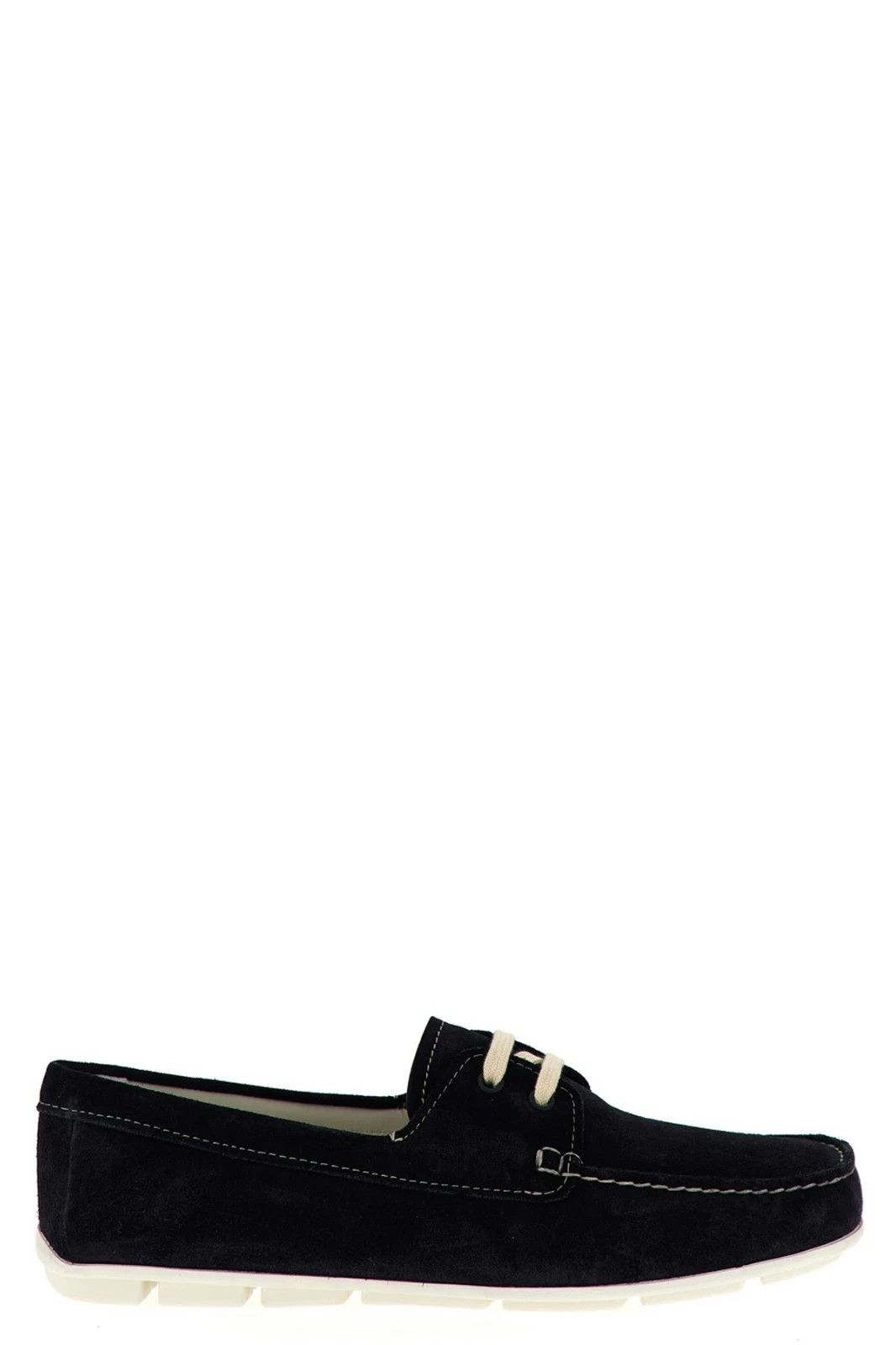 PRADA Driver Blue Leather Loafers New & Authentic