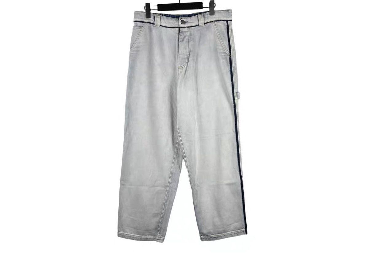 Maison Margiela Gray Casual Straight-Leg Pants Size US 32 / EU 48 - 1 Thumbnail