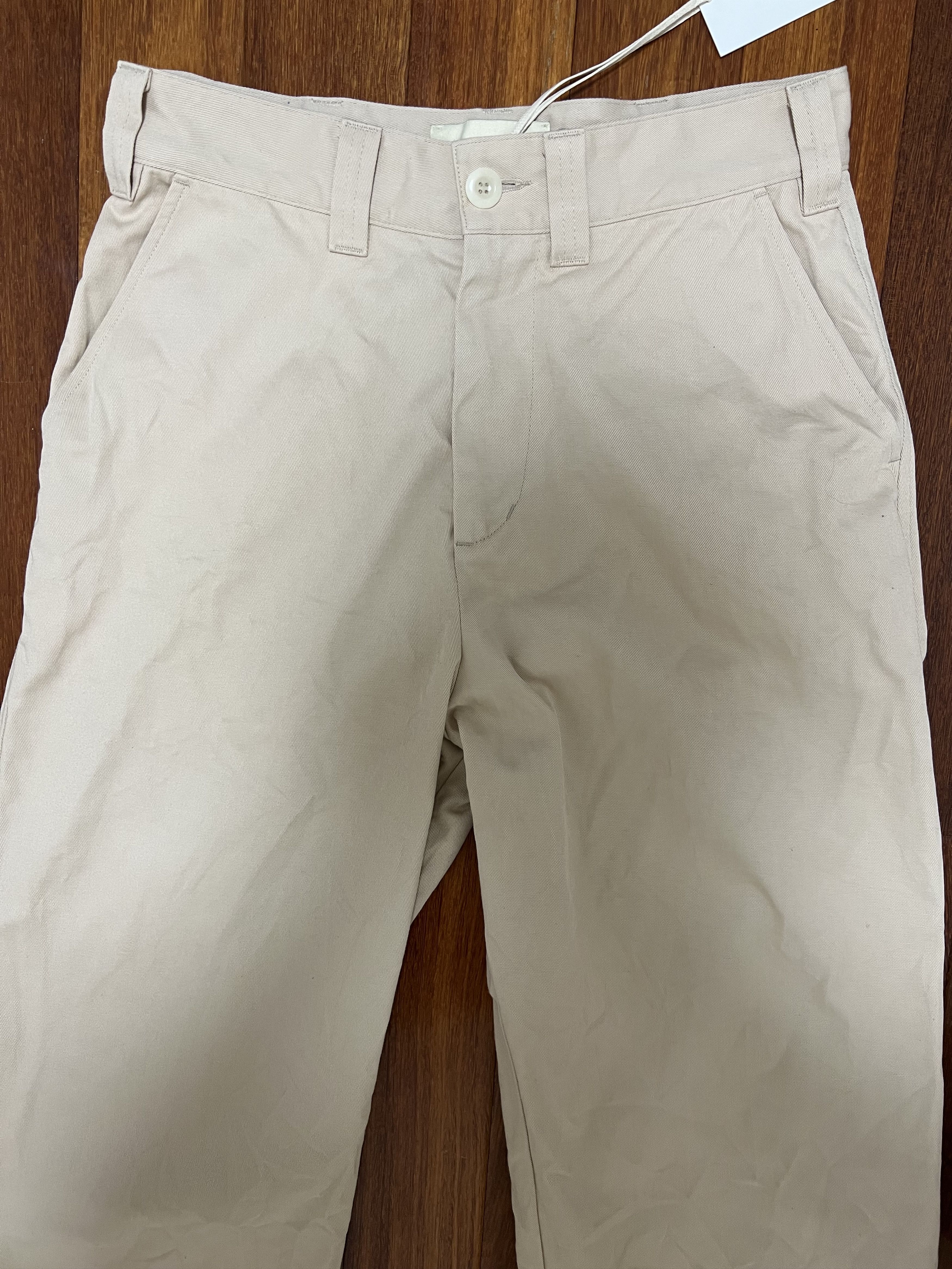 Other 💚 Thom Morison Wide Classic Pant Ecru Small NEW Size US 32 / EU 48 - 3 Thumbnail