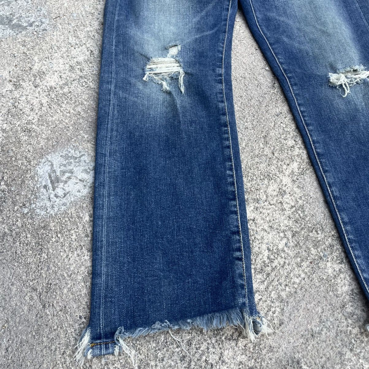 R13 Authentic R13 Boy Straight Size 26 Baylis W Rips Denim Jeans Size 26" / US 2 / IT 38 - 2 Thumbnail