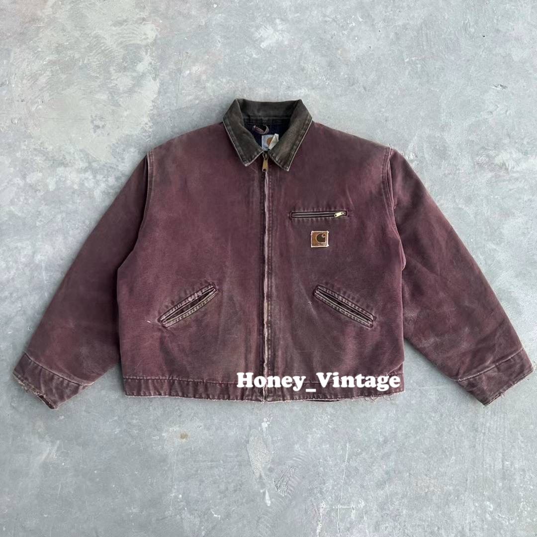 image of Carhartt Detroit Jacket | J43 Brg in Red/Purple, Men's (Size XL)