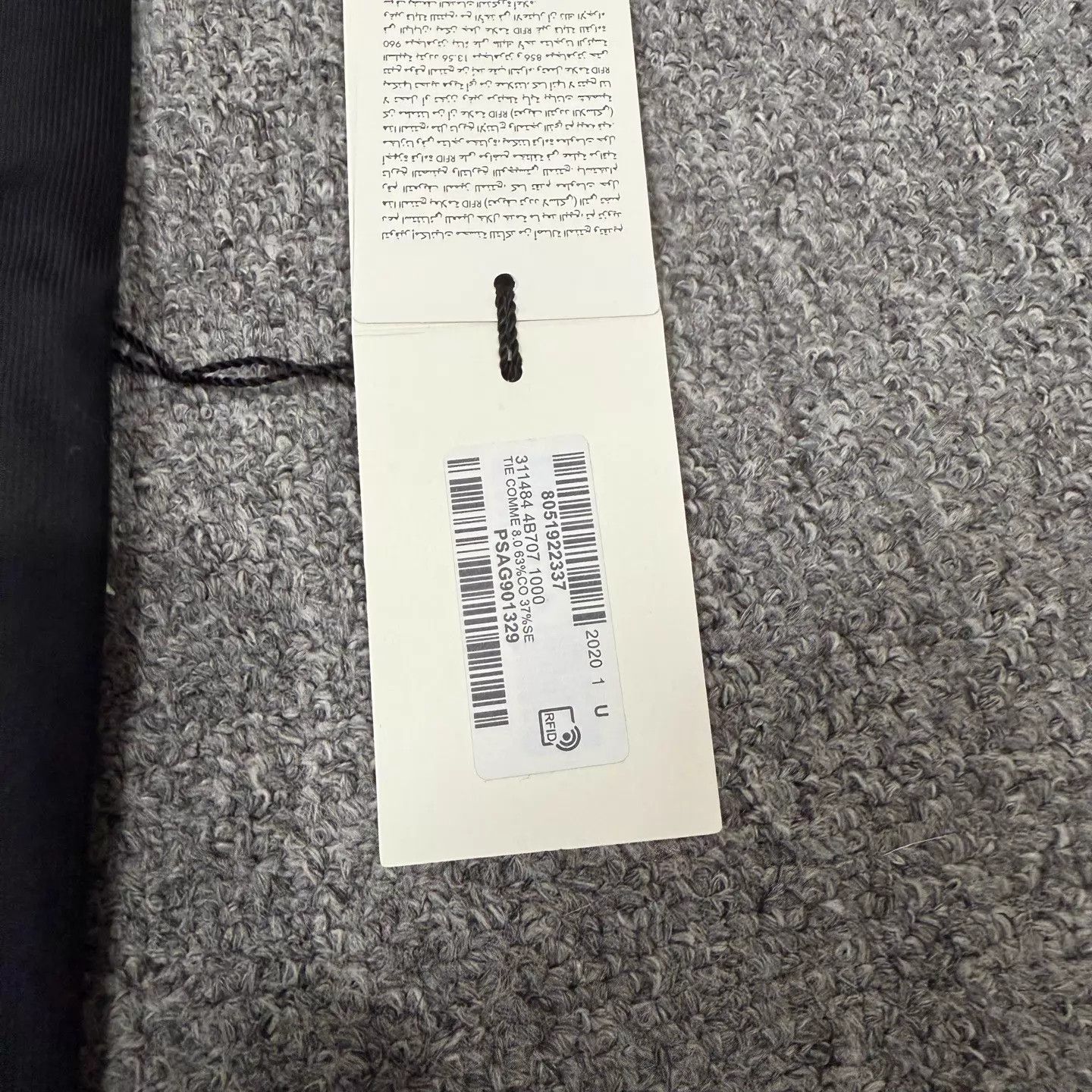 Gucci Gucci Black Bee Embroidered Tie Unused with Tags Size ONE SIZE - 4 Thumbnail