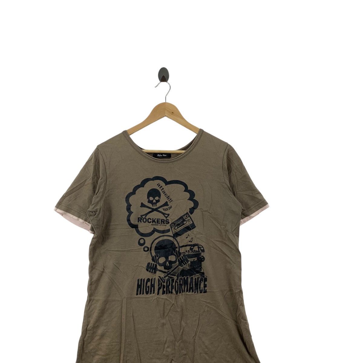 Vintage Vintage Rockers Skull Graphic High Performance Punk Rock Size US S / EU 44-46 / 1 - 2 Thumbnail