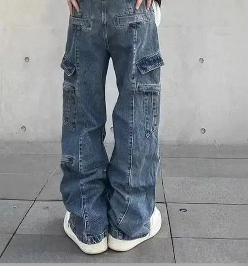 Japanese Brand VIBE Street Y2k baggy denim pants Size US 34 / EU 50 - 3 Thumbnail