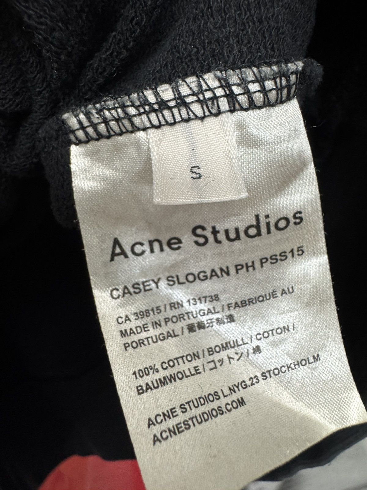 Acne Studios Acne Studios “Photocopy” Casey Slogan Sweatshirt Crewneck Size US S / EU 44-46 / 1 - 4 Thumbnail