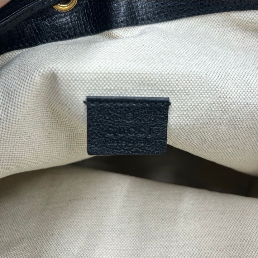 Gucci Gucci OPHIDIA blue velvet bucket bag with leather trim Size ONE SIZE - 10 Thumbnail