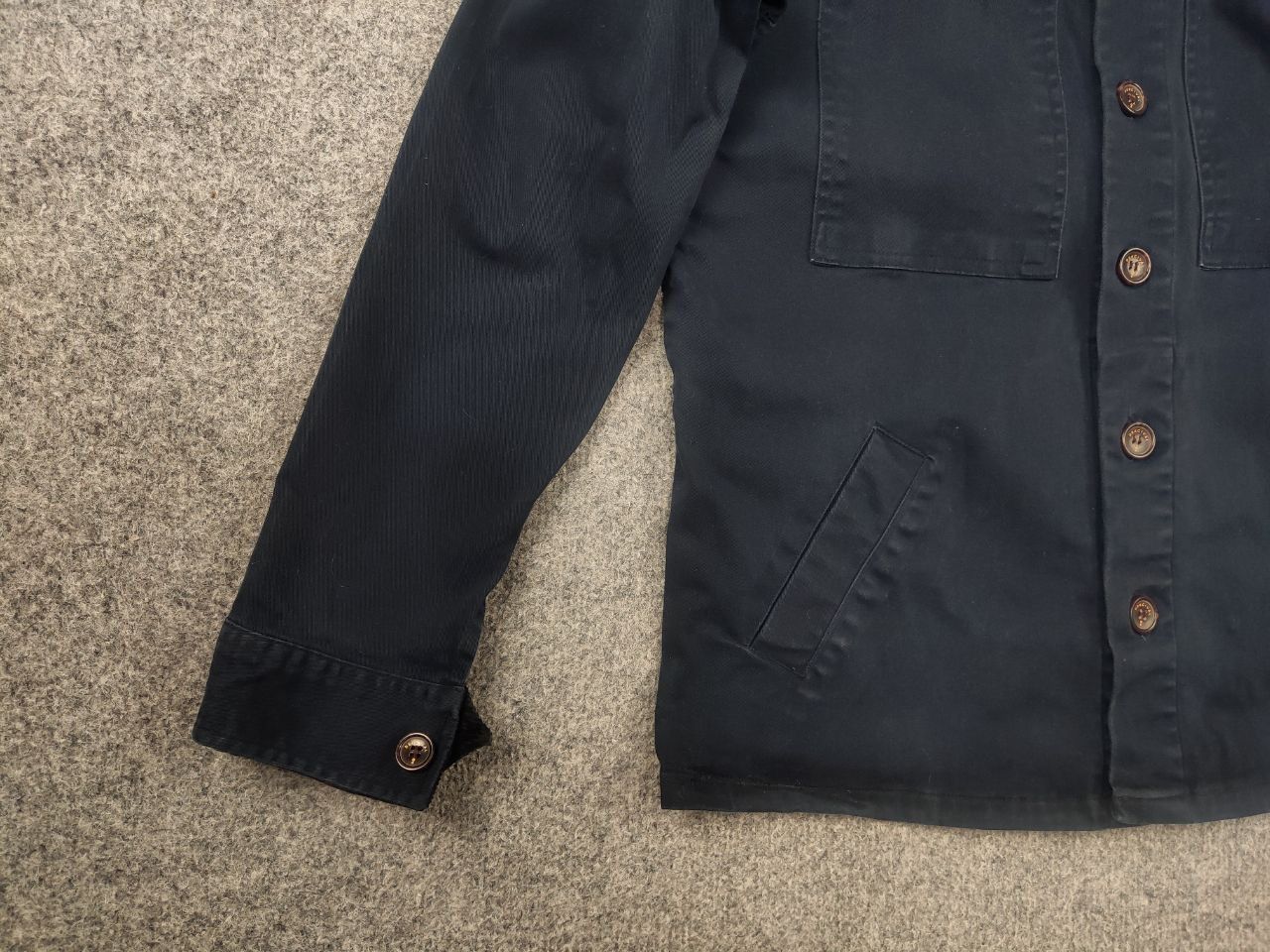 Percival Percival Design Overshirt Chore canvas Pocket Jacket Vintage Size US M / EU 48-50 / 2 - 9 Thumbnail