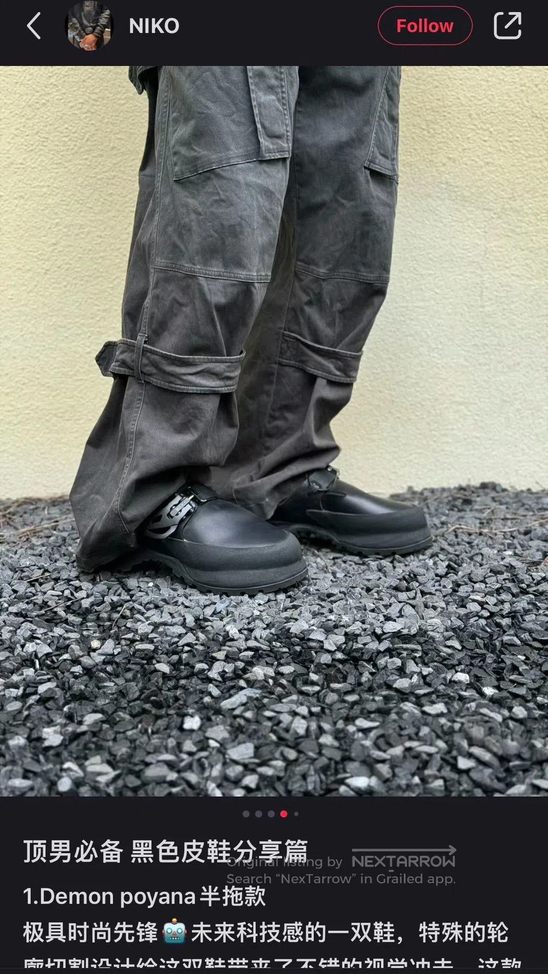 Other Zhocol Demon Black Mules. Size US 8 / IT 38 - 4 Thumbnail