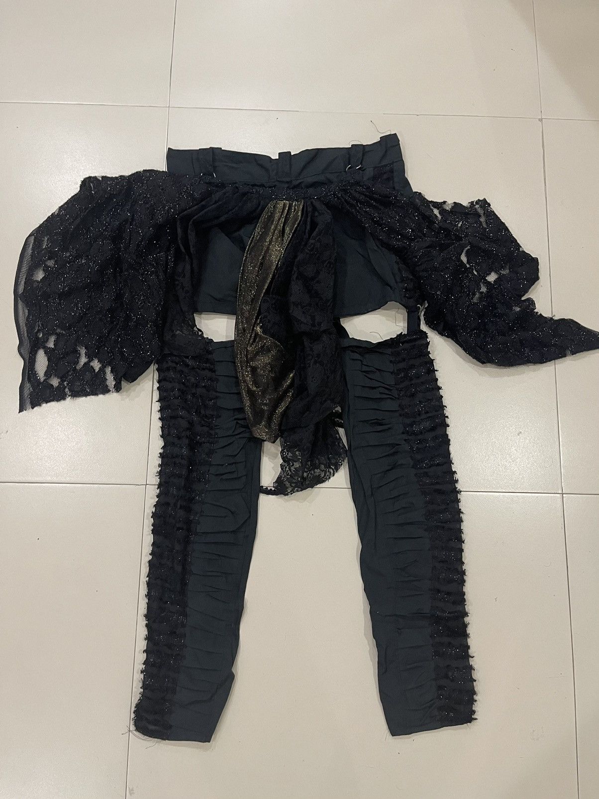 Designer × Japanese Brand Rare H NAOTO Parachute Designer Pants Mad Punk Streetwear Size 25" / US 0 / IT 36 - 4 Thumbnail