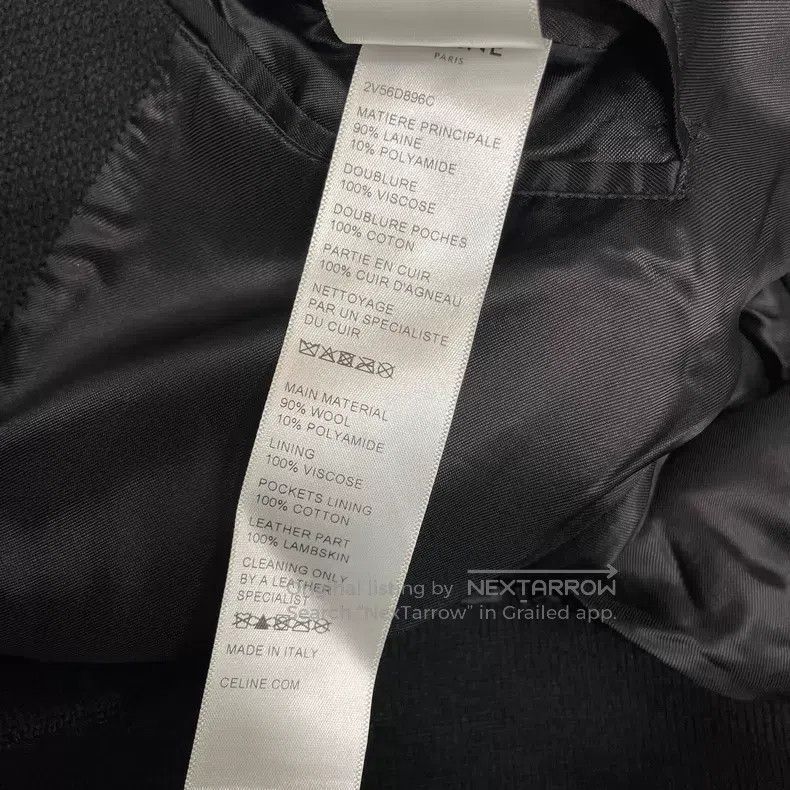 Celine Celine Big C Letter Logo College Style Baseball Jacket i Size US M / EU 48-50 / 2 - 6 Thumbnail