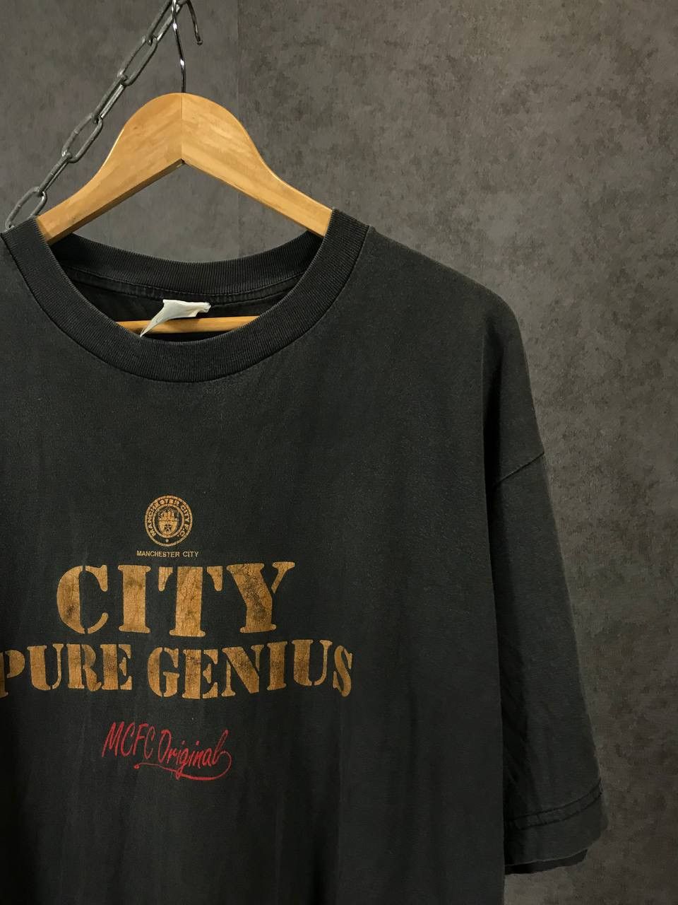 Vintage Man City soccer vintage tee Size US L / EU 52-54 / 3 - 2 Thumbnail