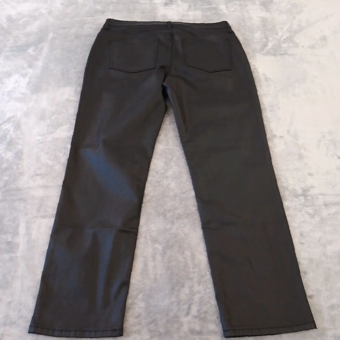 Banana Republic Banana Republic Pants Womens Size 31 Black Mid Rise Slim Fit Stretch Coated New Size 24" / US 00 / IT 34 - 6 Thumbnail