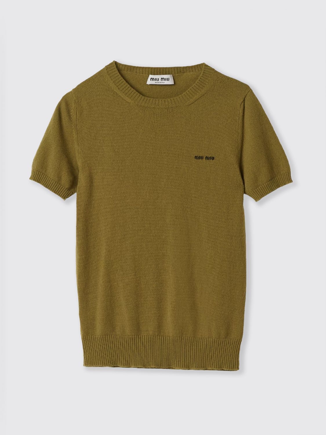 Miu Miu Miu Miu Sweater Woman Green Size XS / US 0-2 / IT 36-38 - 1 Preview