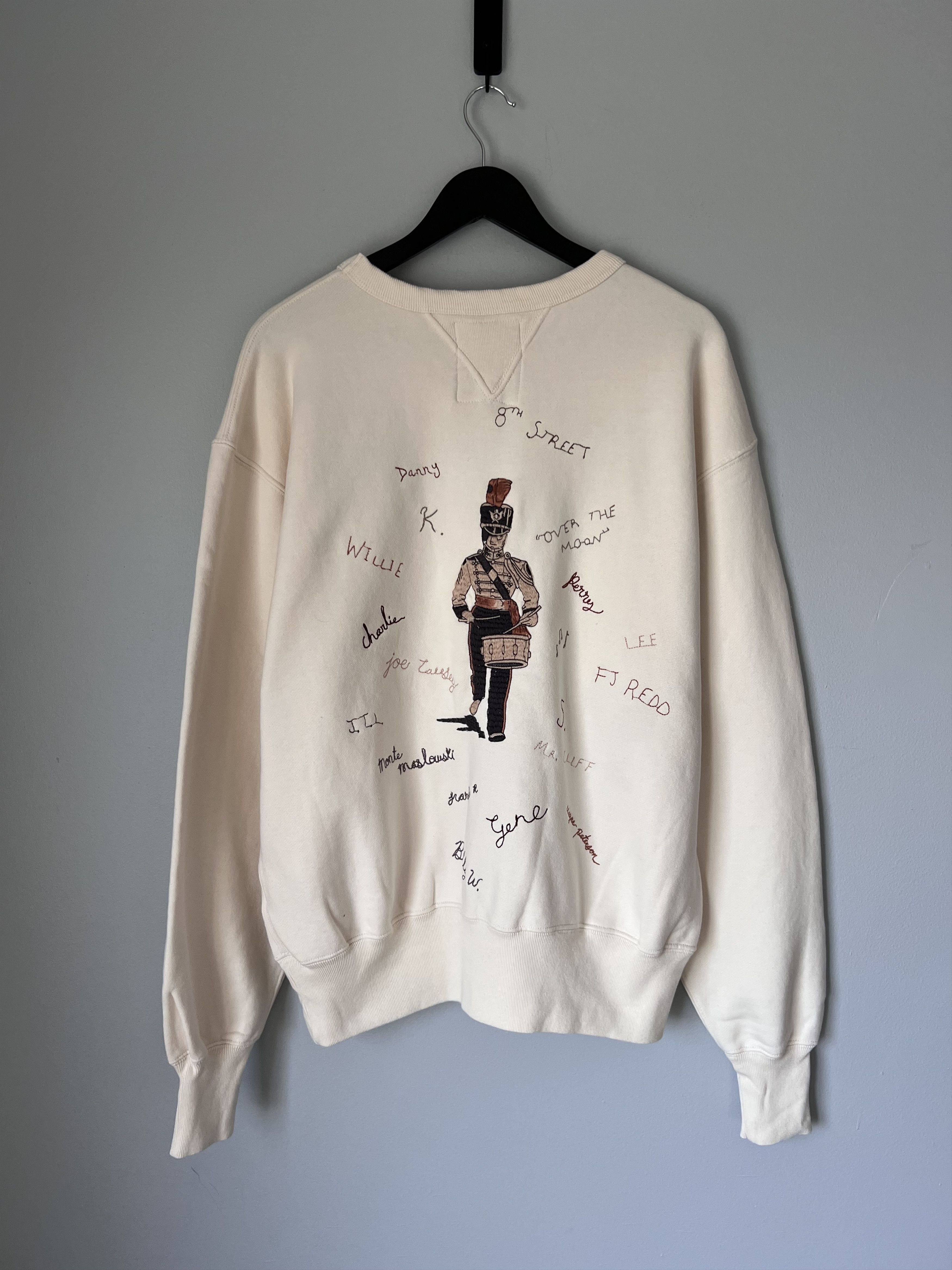 Samuel Zelig Samuel Zelig Marching Band Crewneck Sweatshirt in White Size US L / EU 52-54 / 3 - 5 Thumbnail