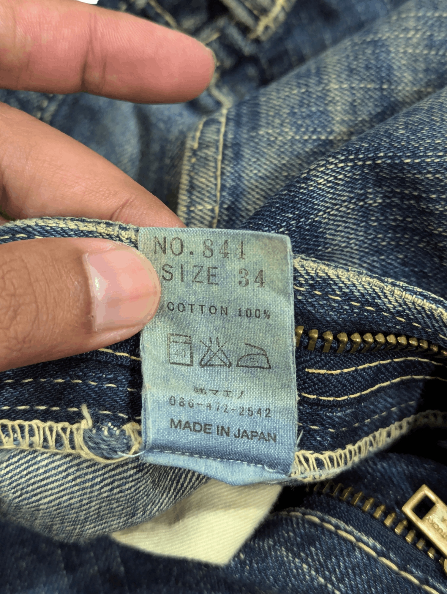Eternal 🔥FREE SHIPPING🔥 ETERNAL 🇯🇵 SELVEDGE JEANS DENIM PAINTER Size US 34 / EU 50 - 15 Thumbnail
