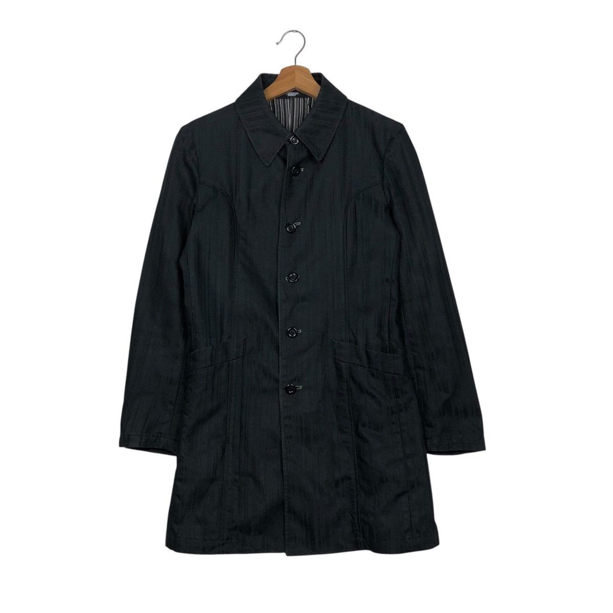 Hysteric Glamour 📌Vintage Hickory Chore Jacket Tornado Mart Japan Rich Black Size US M / EU 48-50 / 2 - 2 Thumbnail