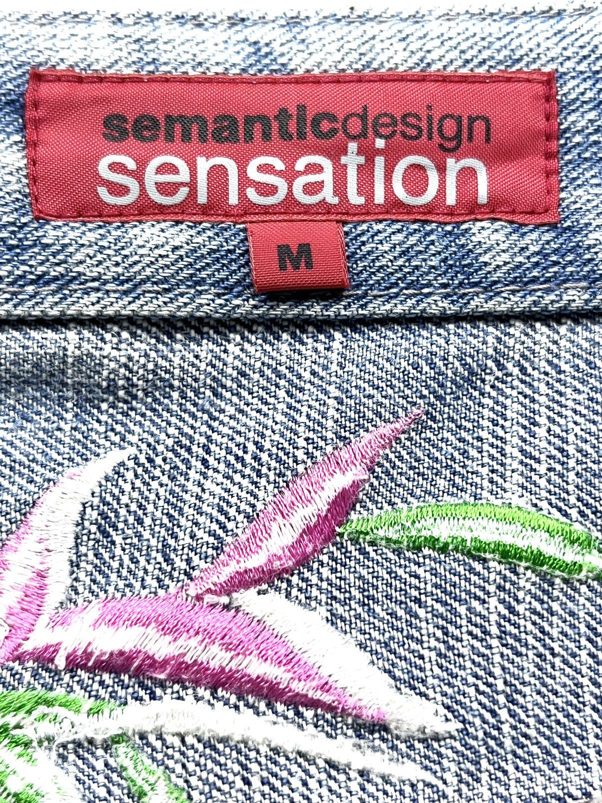semanticdesign SEMANTIC SENSATION Karakuri Embroidery Studded Flare Size US 31 - 18 Thumbnail