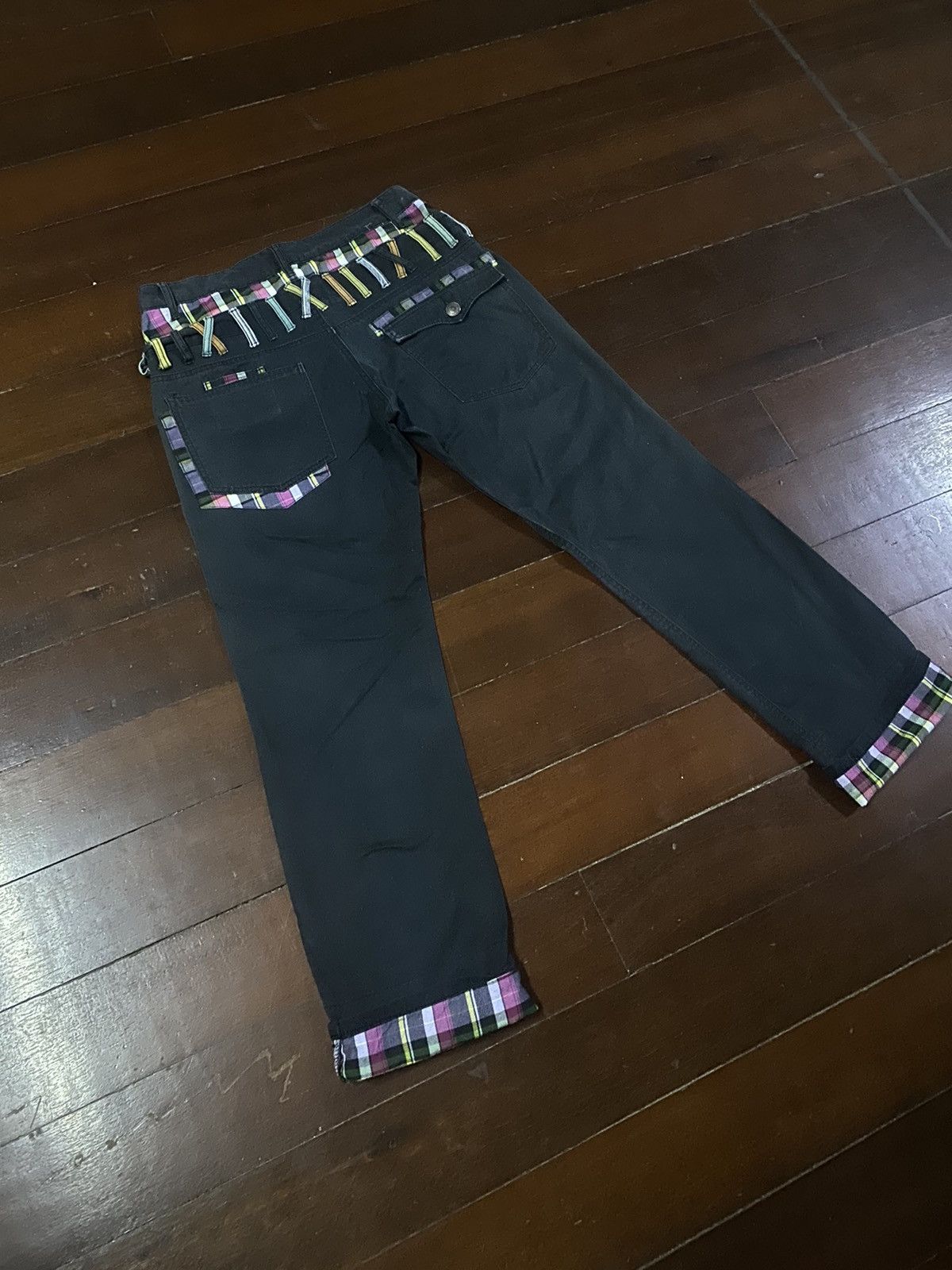 Japanese Brand Fire japanes brand double waist streetwear punks zipper Size US 34 / EU 50 - 7 Thumbnail
