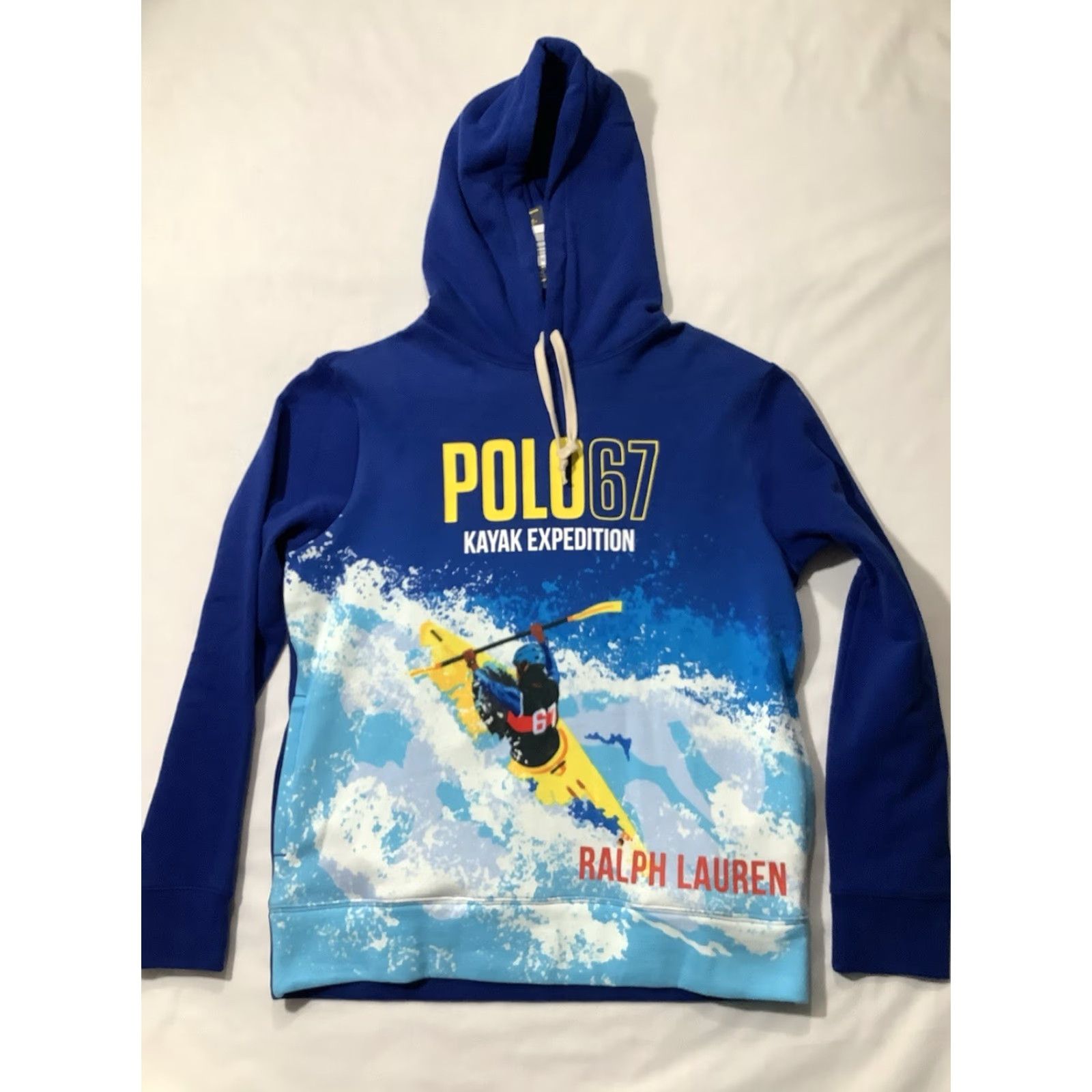 Polo Ralph Lauren Polo Ralph Lauren Hoodie Medium Blue Kayak Expedition Fleece Mens New Size US M / EU 48-50 / 2 - 2 Thumbnail