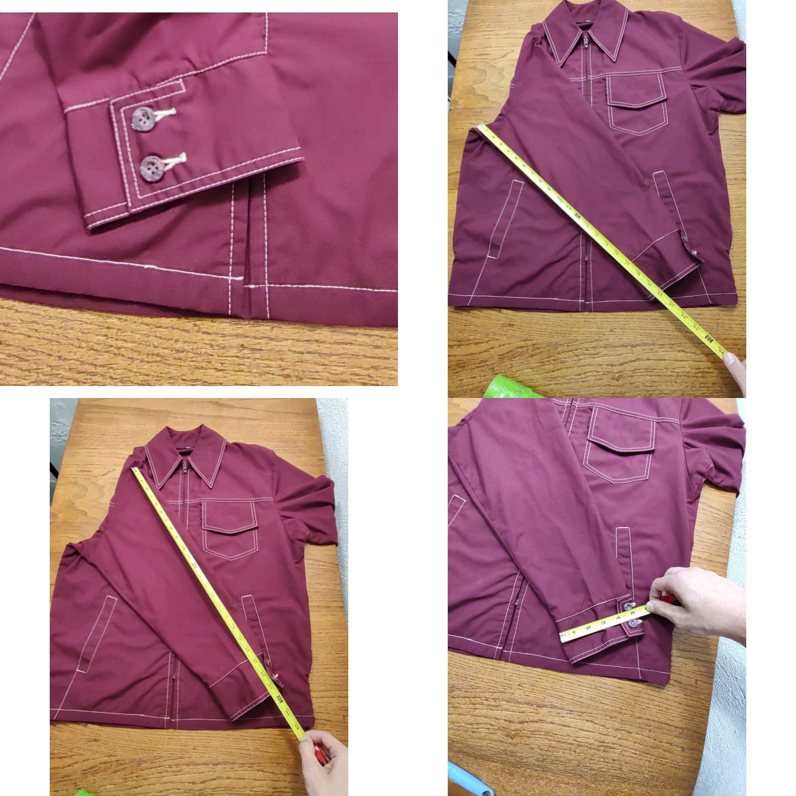 Vintage VINTAGE Desert Classic Gleneagles Full Zip Jacket Red Mens 40 Jacket 40 Jack Nicklaus Vintage 80s Retro Golf Winter Fall Spring Size US XXS / EU 40 - 8 Thumbnail