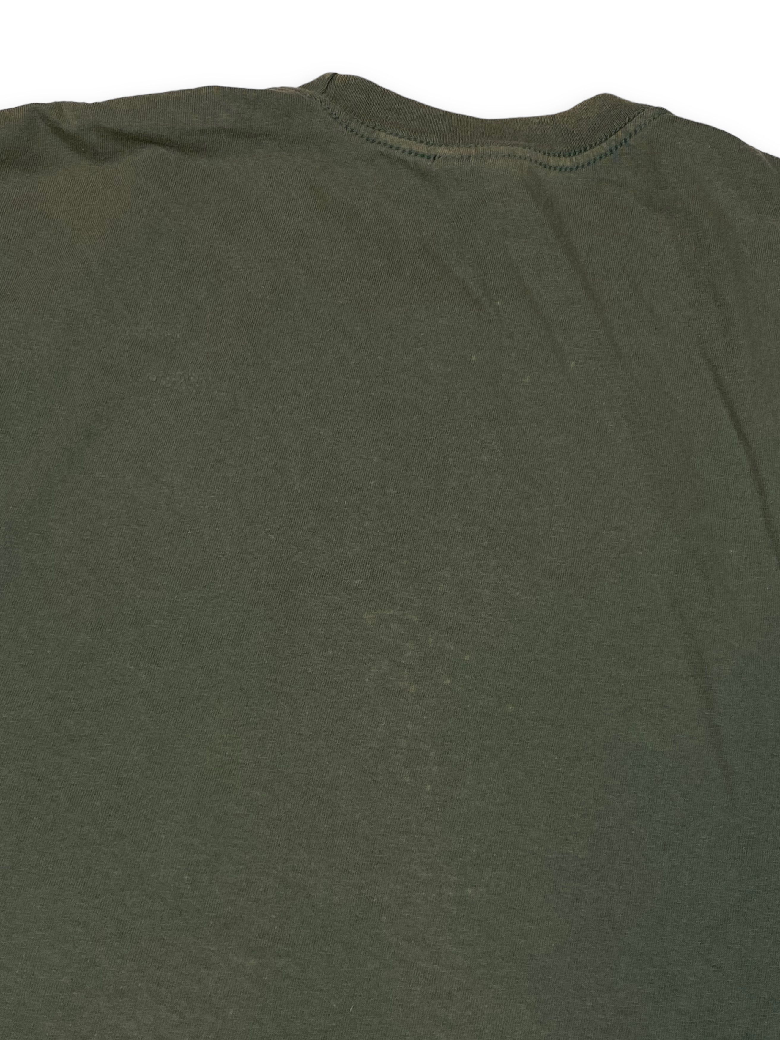 Vintage Vintage GILDAN Green Faded Snap On Pontiac Tee Y2k M635 Size US L / EU 52-54 / 3 - 7 Thumbnail