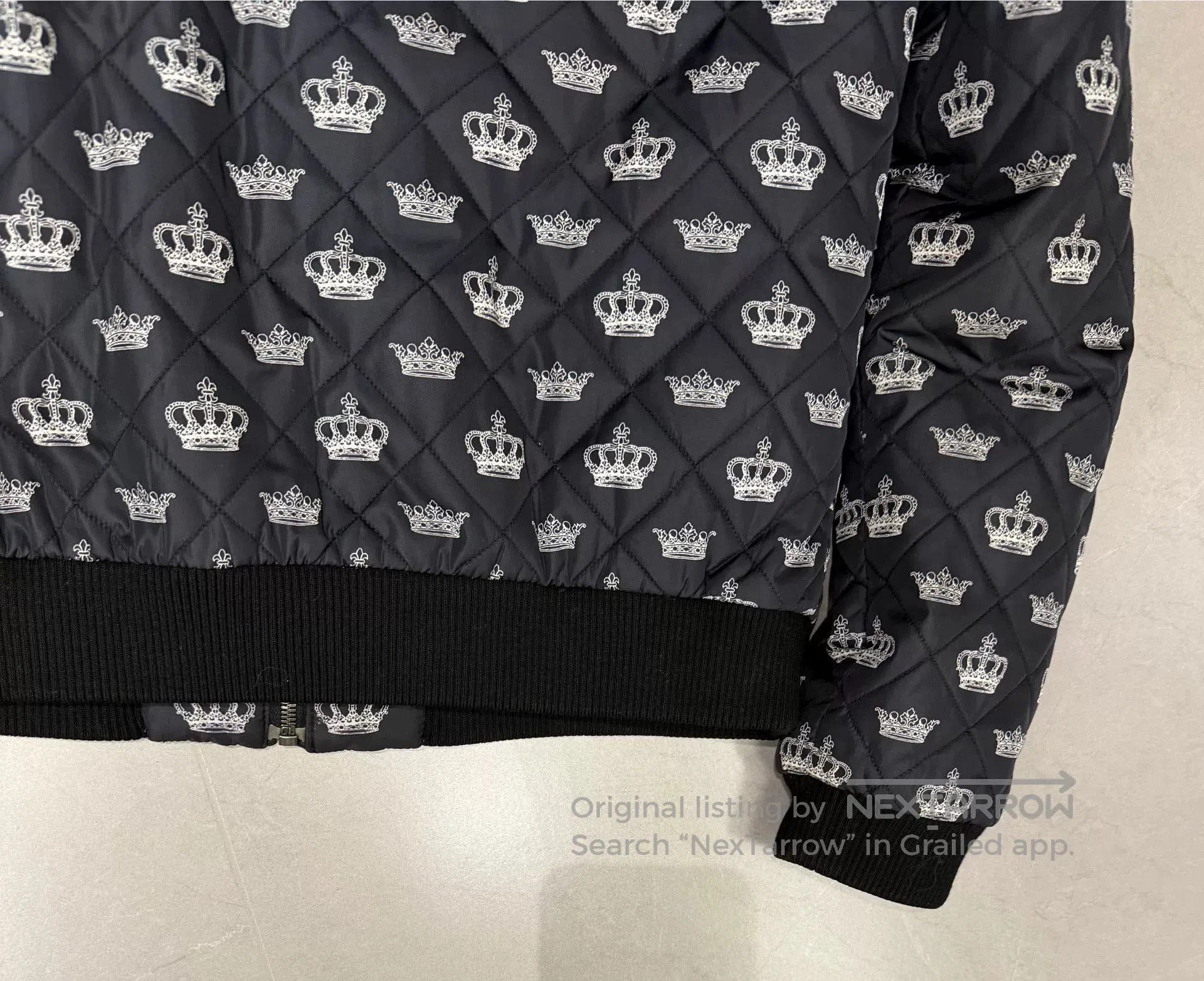 Dolce & Gabbana Dolce & Gabbana Runway Crown Print Puffer Jacket. Size US L / EU 52-54 / 3 - 8 Thumbnail