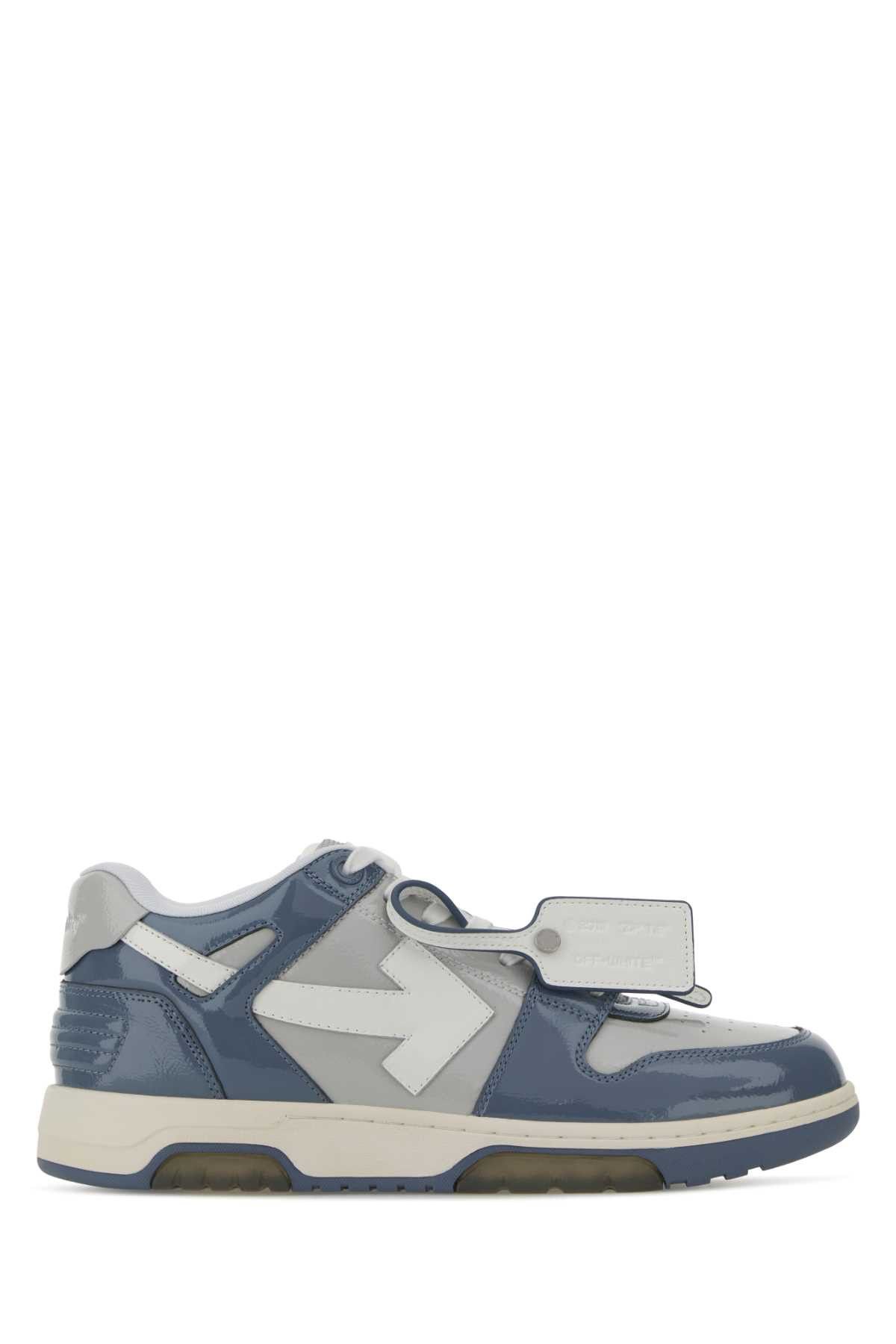 Off-White Two-Tone Leather Out Of Office Sneakers Size US 10 / EU 43 - 1 Thumbnail
