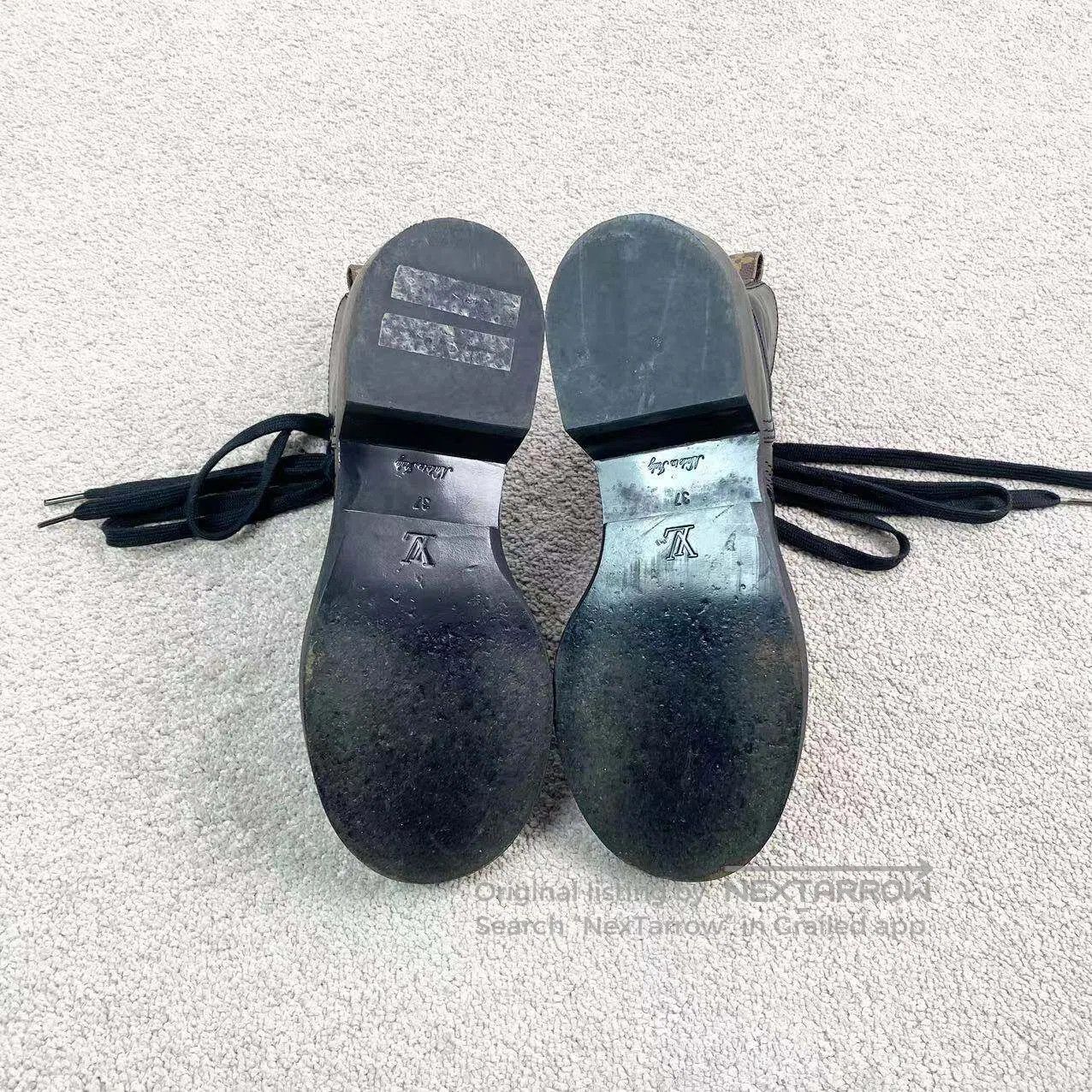 Louis Vuitton Louis Vuitton Round-toed booties with presbyoped heels| Size US 6.5 / IT 36.5 - 6 Thumbnail