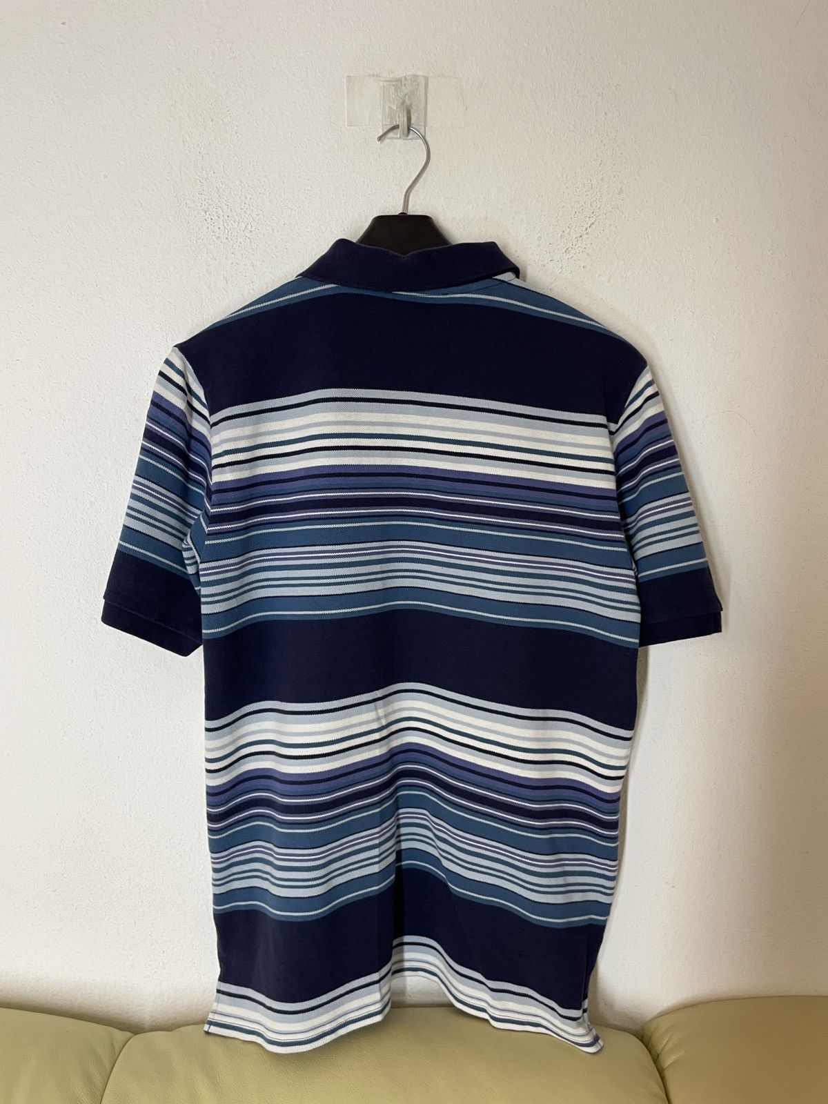 Yves Saint Laurent Vintage YSL Striped Polo Shirt Size US L / EU 52-54 / 3 - 10 Thumbnail