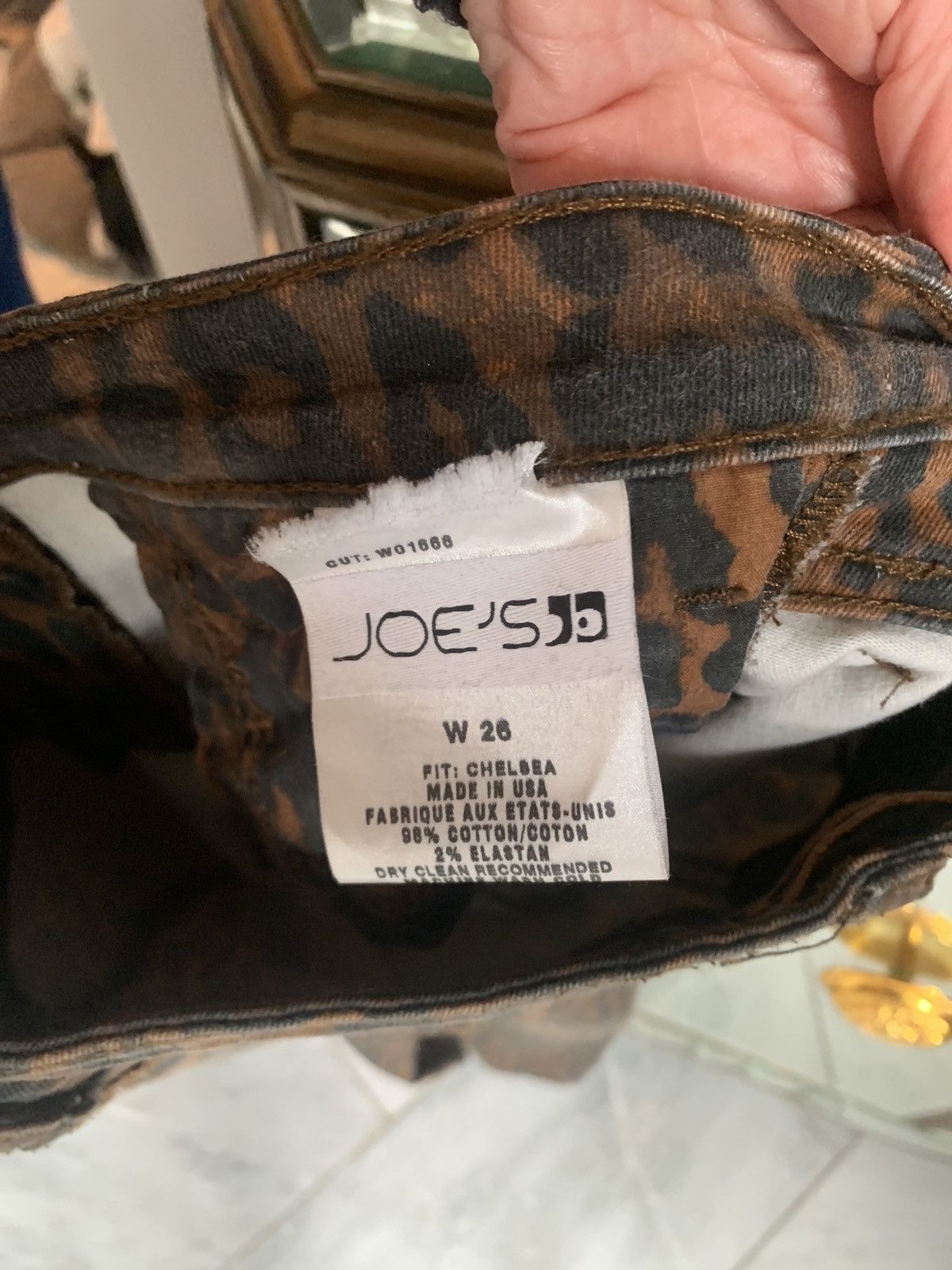 Joe's Joe’s jeans leopard print skinny jeans size 26 Size 26" / US 2 / IT 38 - 1 Thumbnail