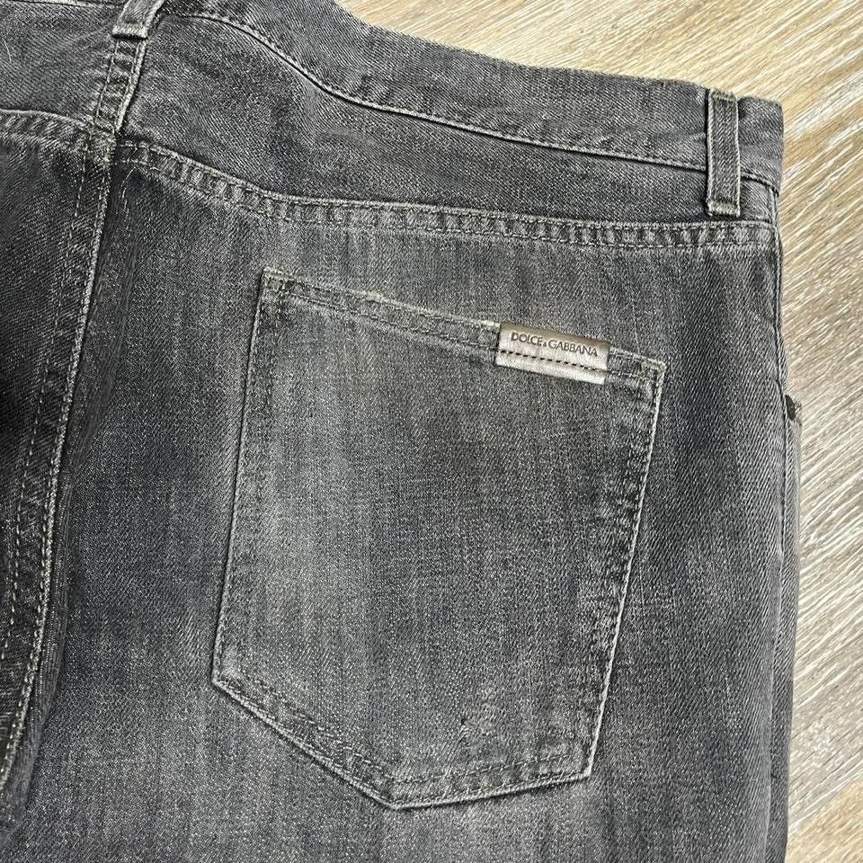 Designer × Dolce & Gabbana × Vintage y2k dolce & gabbana distressed slim fit jeans Size US 36 / EU 52 - 3 Thumbnail