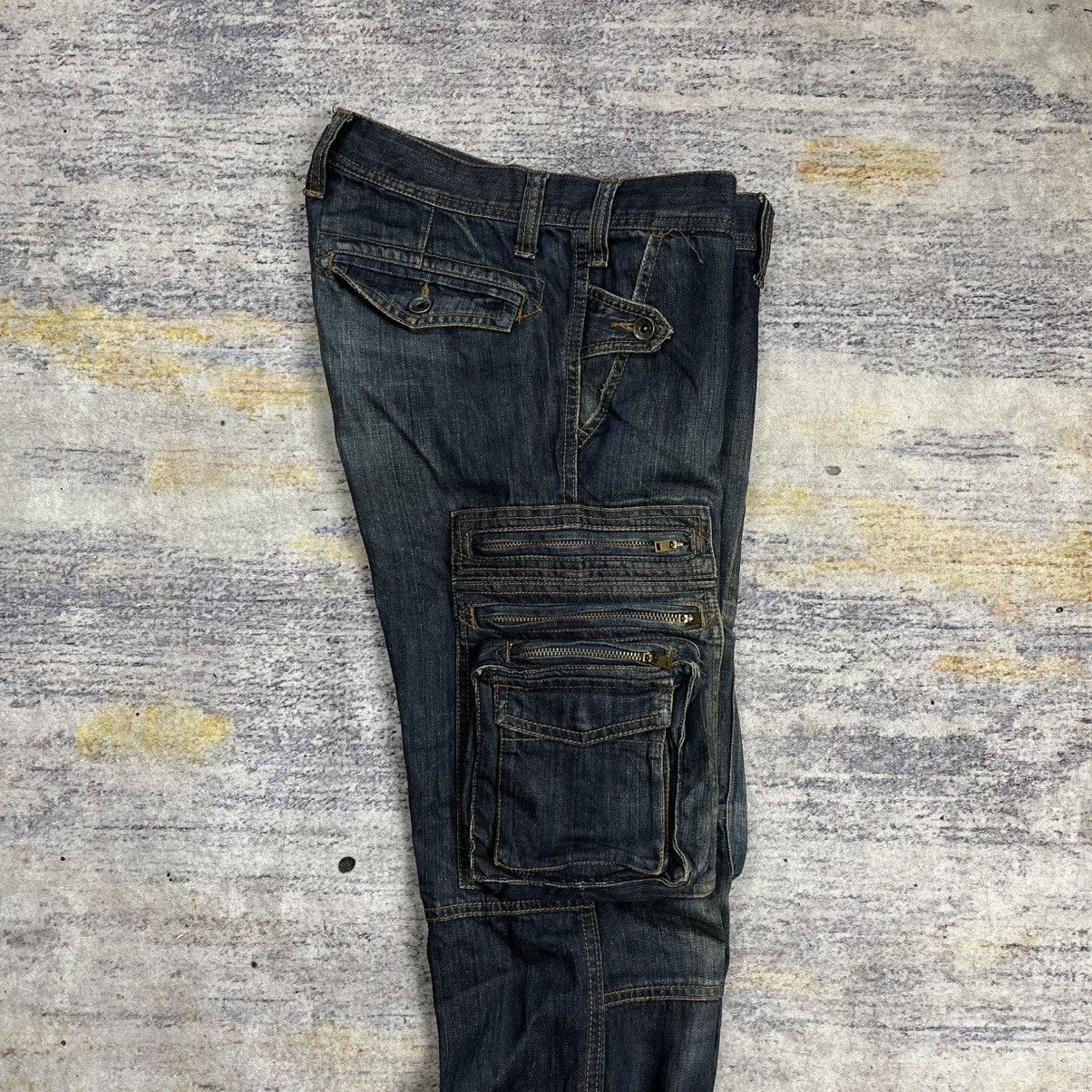 Tornado Mart Abx multi pocket cargo jeans Size US 32 / EU 48 - 6 Thumbnail