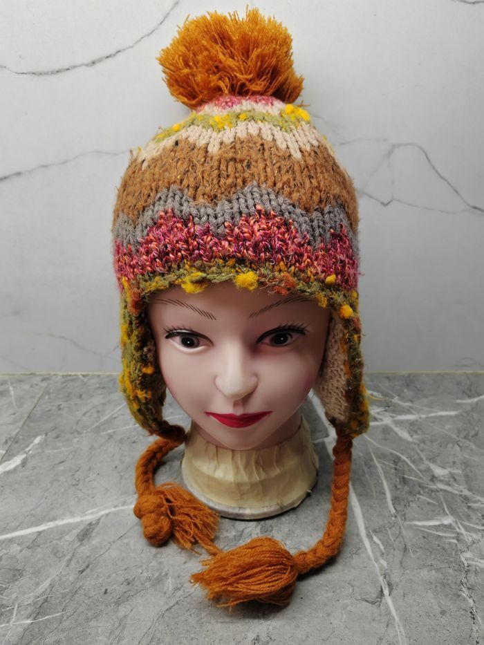 Japanese Brand Vintage Unknown Japanese Wool Beanie Snowcap Size ONE SIZE - 2 Thumbnail