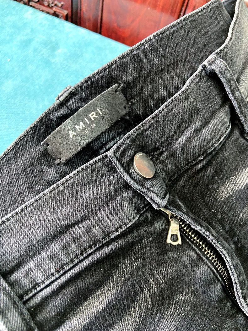 Amiri Amiri Elastic Denim Pants Size US 34 / EU 50 - 6 Thumbnail