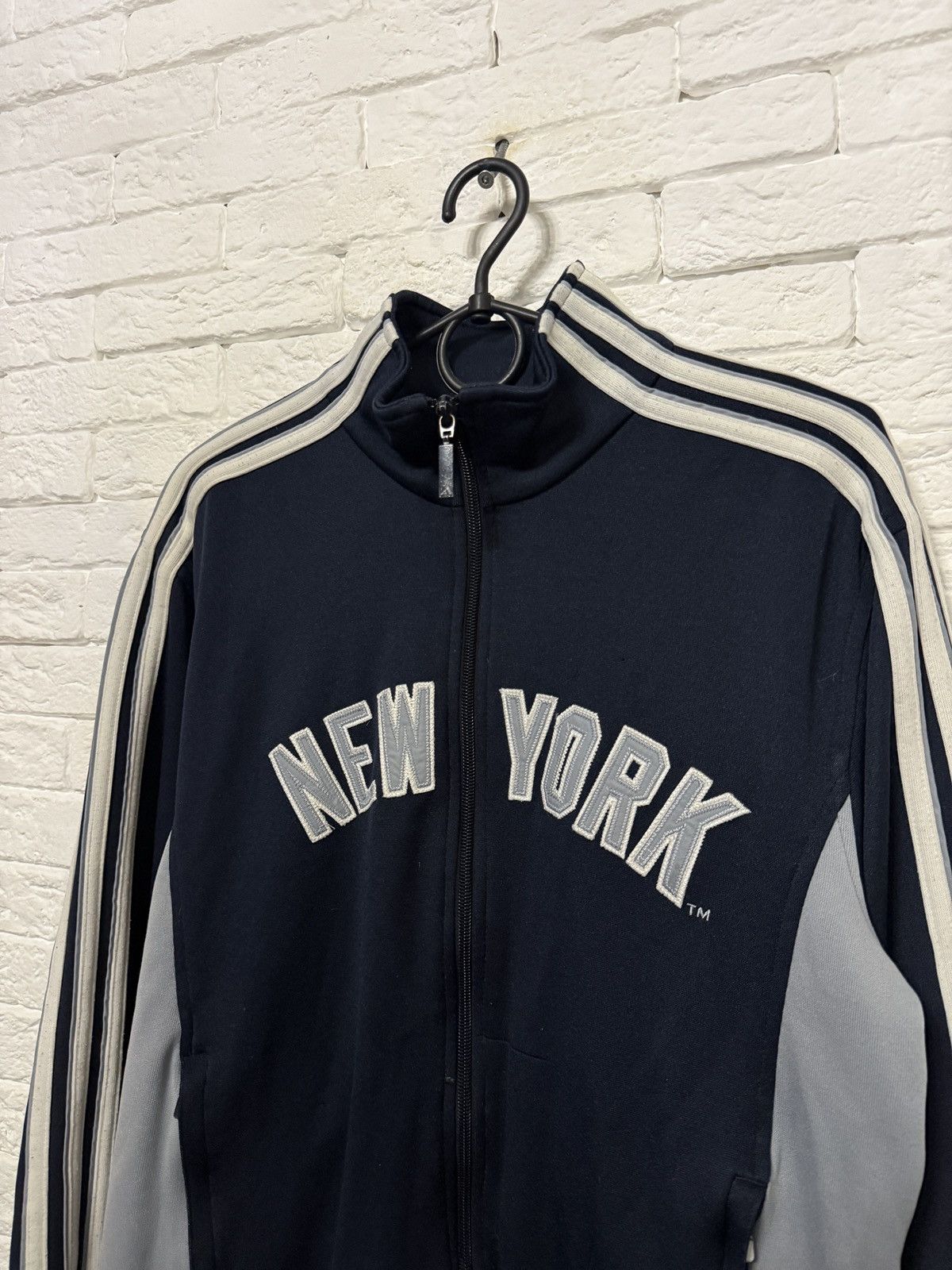 Adidas Vintage Adidas New York Yankees Olympic TrackJacket MLB USA Size US S / EU 44-46 / 1 - 2 Thumbnail